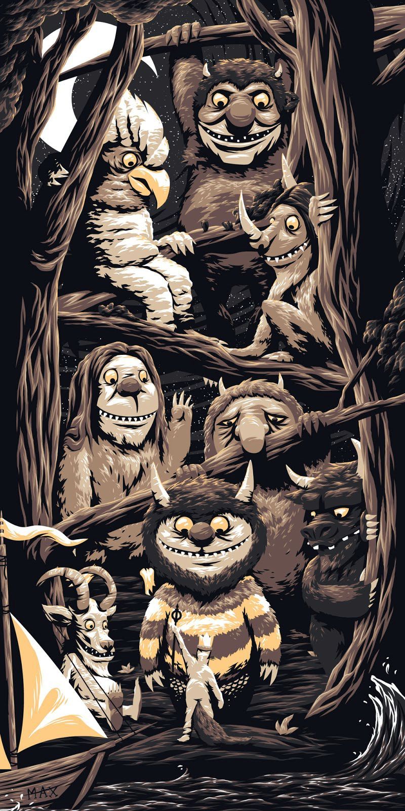 where the wild things are movie background