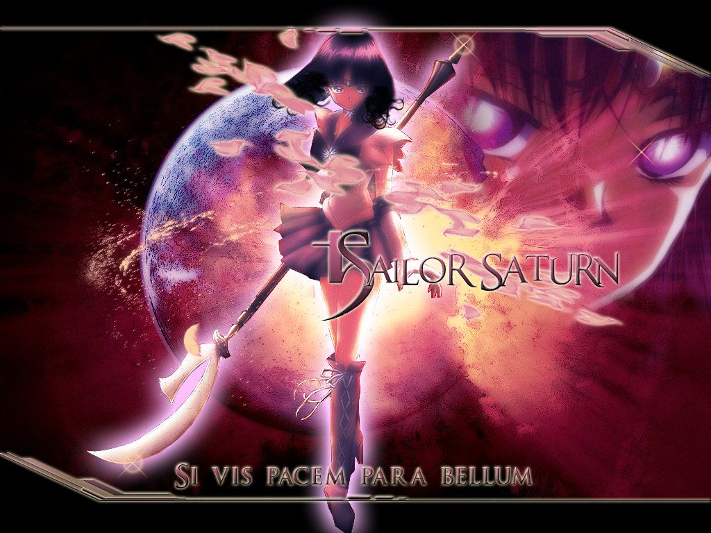 Bishoujo Senshi Sailor Moon Wallpaper: Sailor Saturn vis pacem para bellum