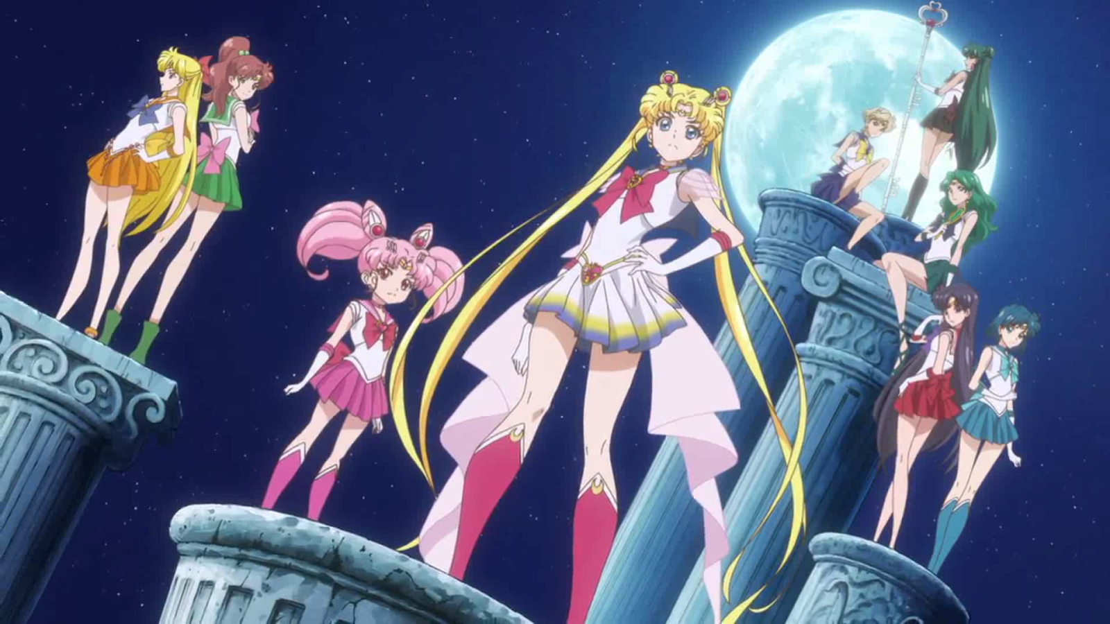 Sailor Moon Crystal Season 4 All Senshi Wallpaper by xuweisen