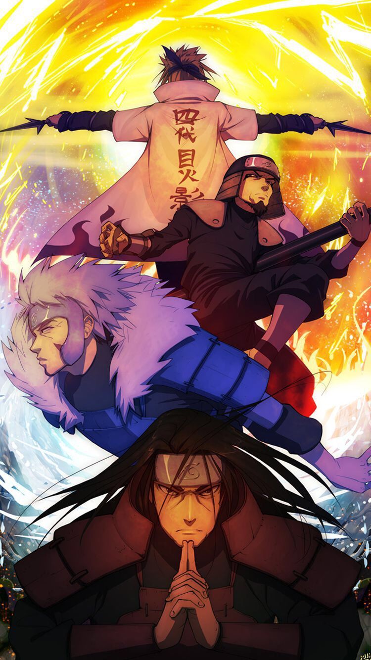 1st Hokages. Anime naruto, Naruto picture, Naruto shippuden anime