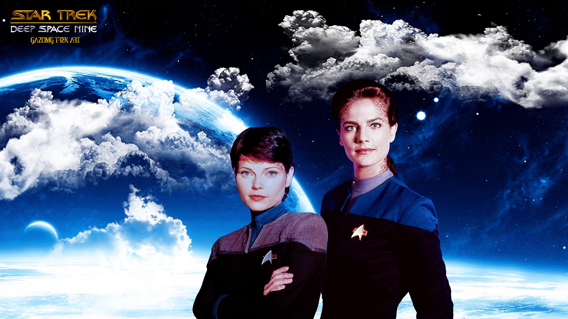Jadzia and Ezri Dax Star Trek Deep Space Nine