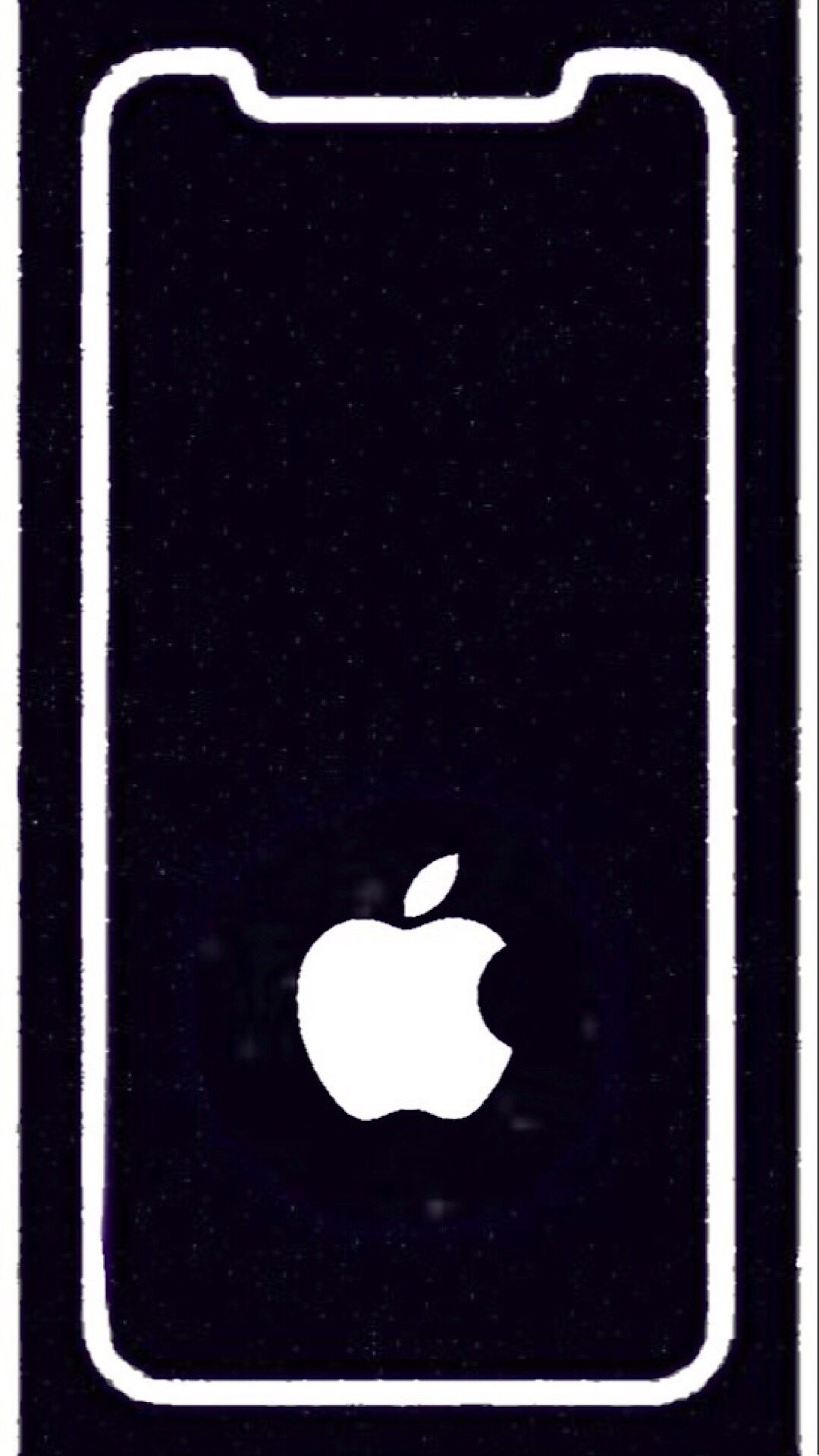 iPhone 11 Wallpaper Outline