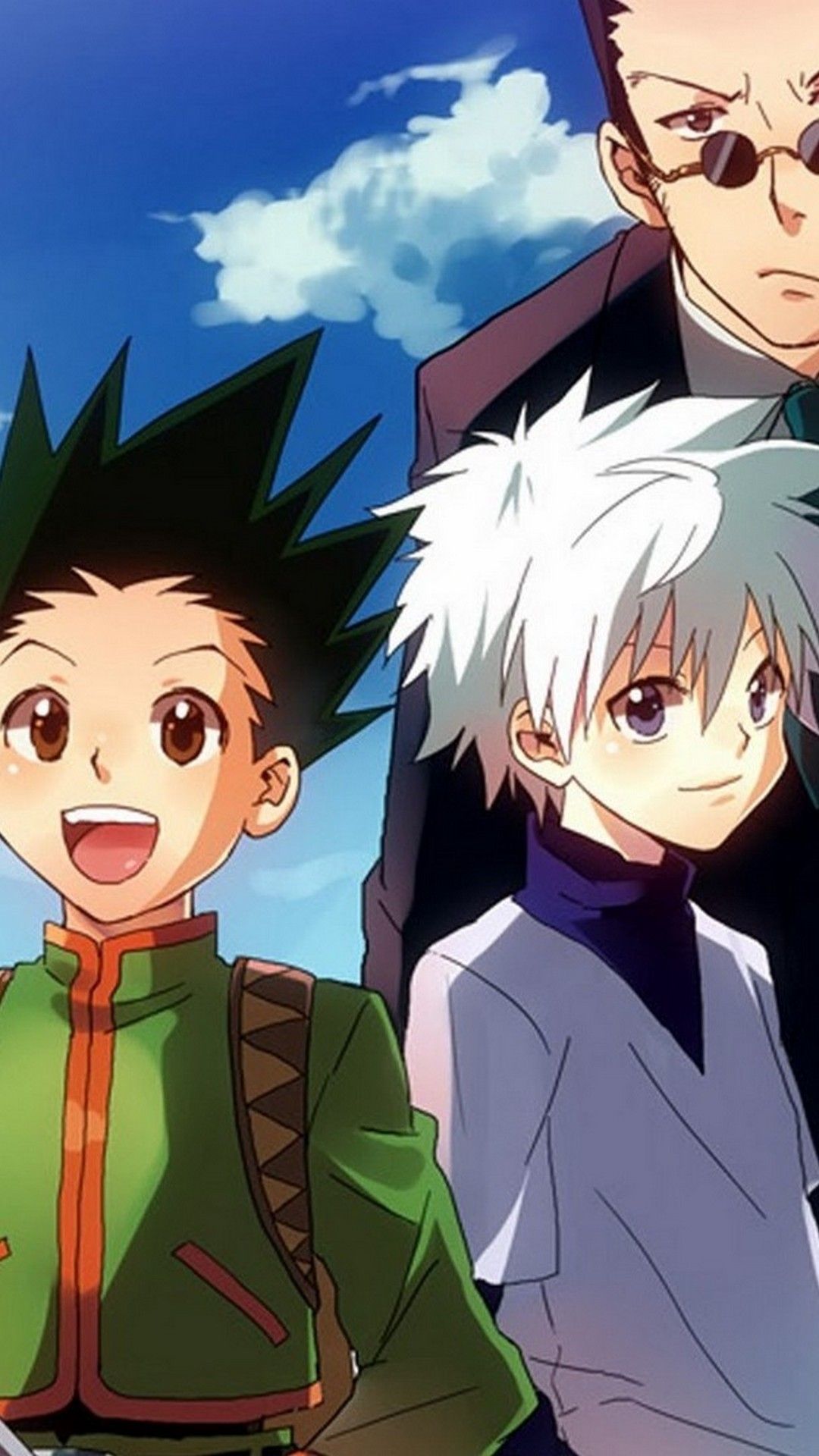 Download Gon And Killua Handshake From Hunter X Hunter Iphone Wallpaper