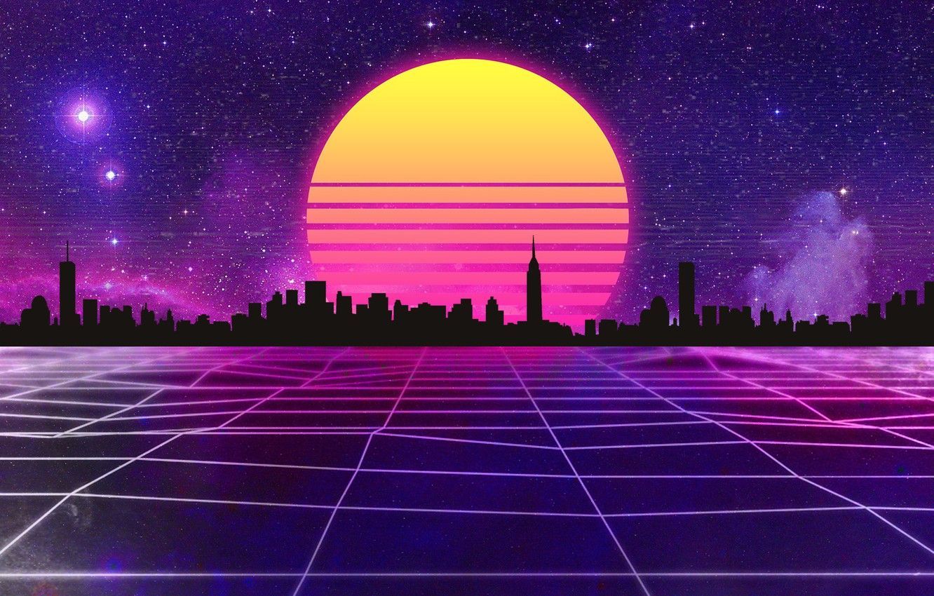 Retro Sun Wallpaper