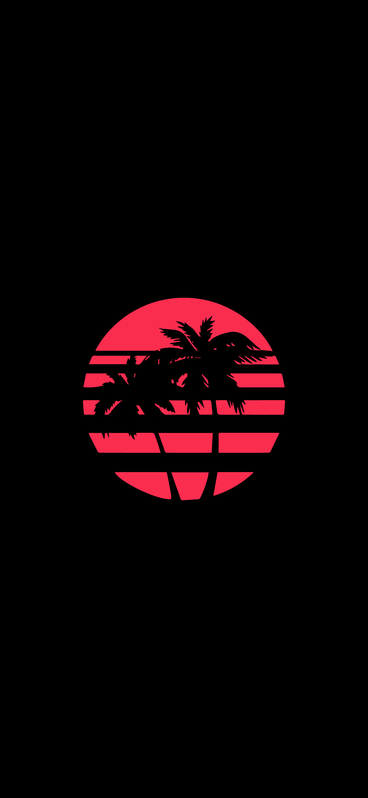 Phone wallpaper HD Amoled Synthwave style