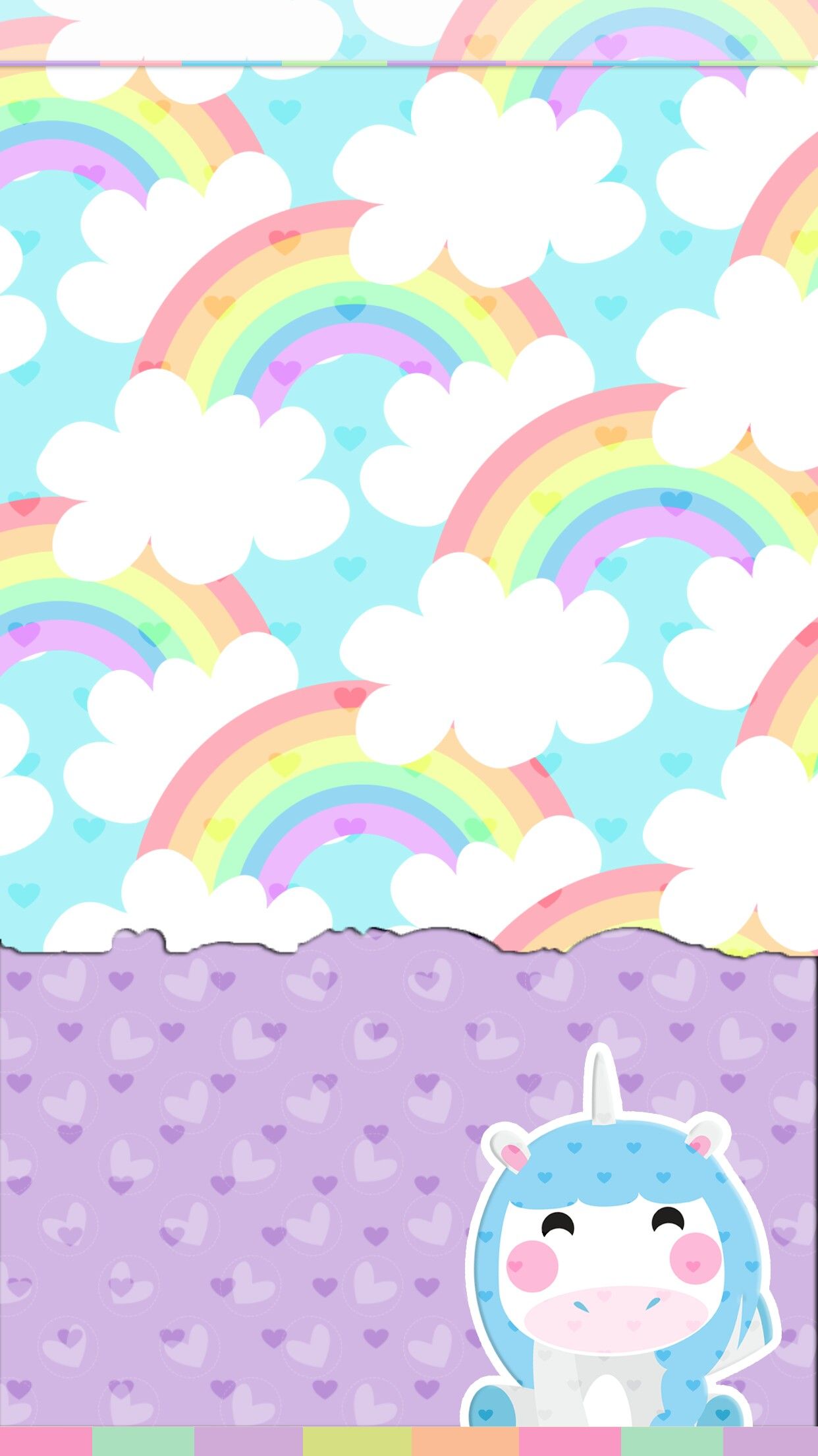 Cute Rainbow Wallpaper Free Cute Rainbow Background