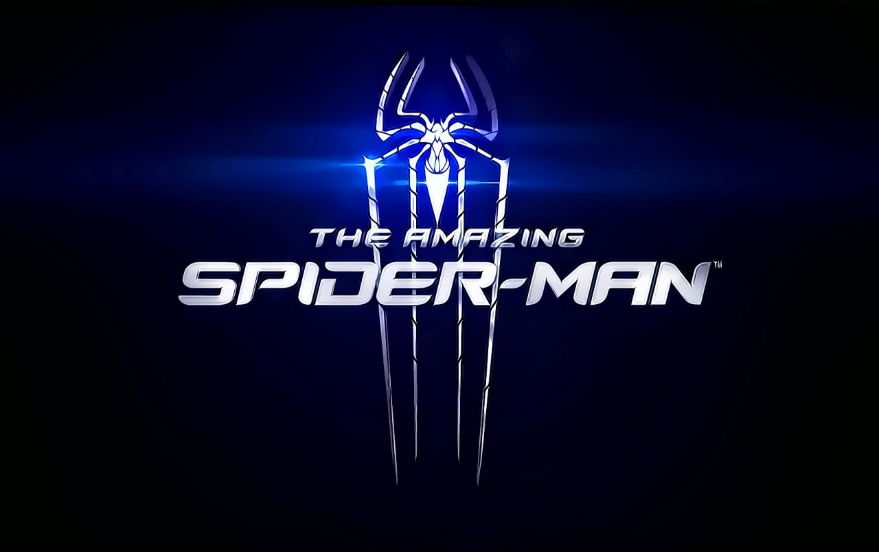 The Amazing Spider Man Blue Logo Wallpaper. The Amazing Spider Man Blue Logo