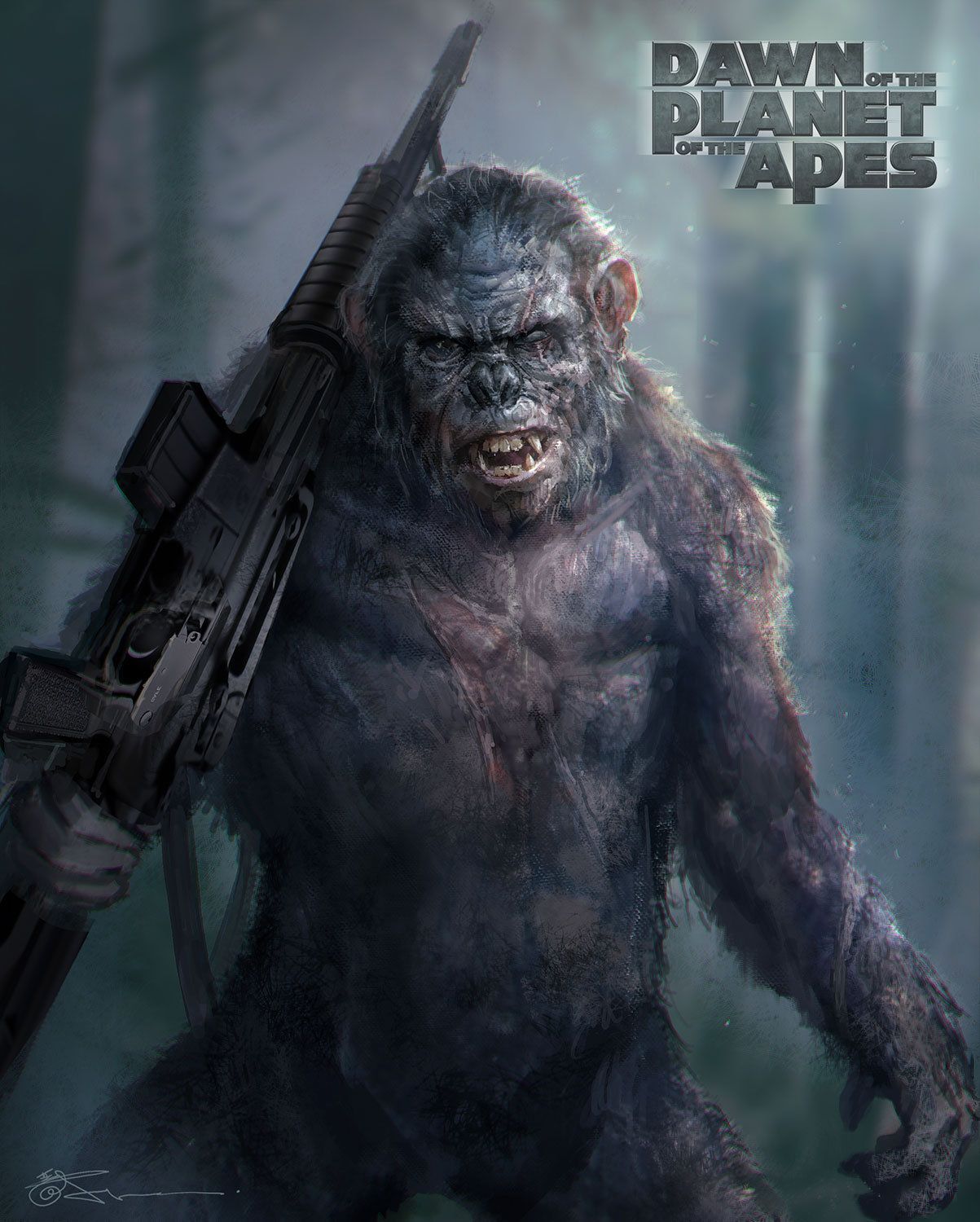 Koba, jeremy chong. Planet of the apes, Koba, Dawn of the planet
