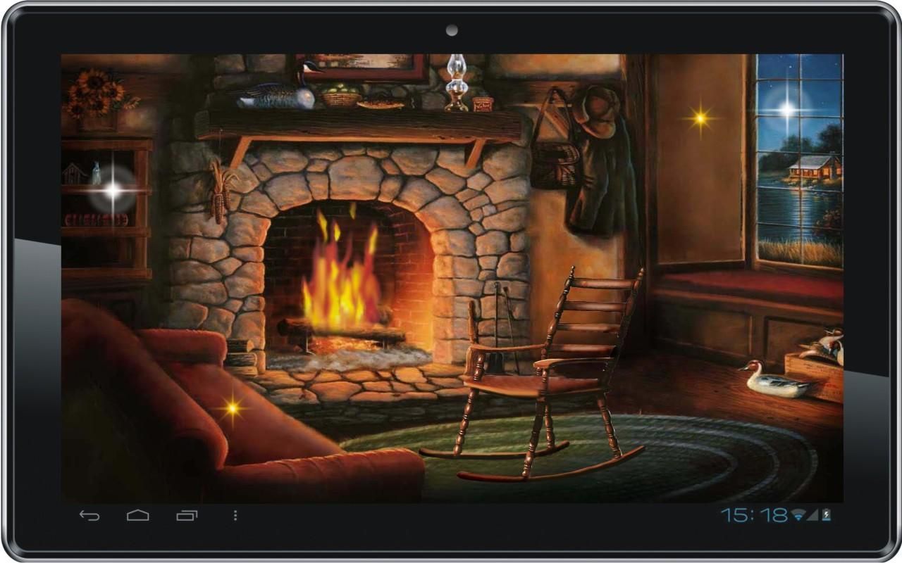 Cozy Fireplace Wallpaper Free Cozy Fireplace Background