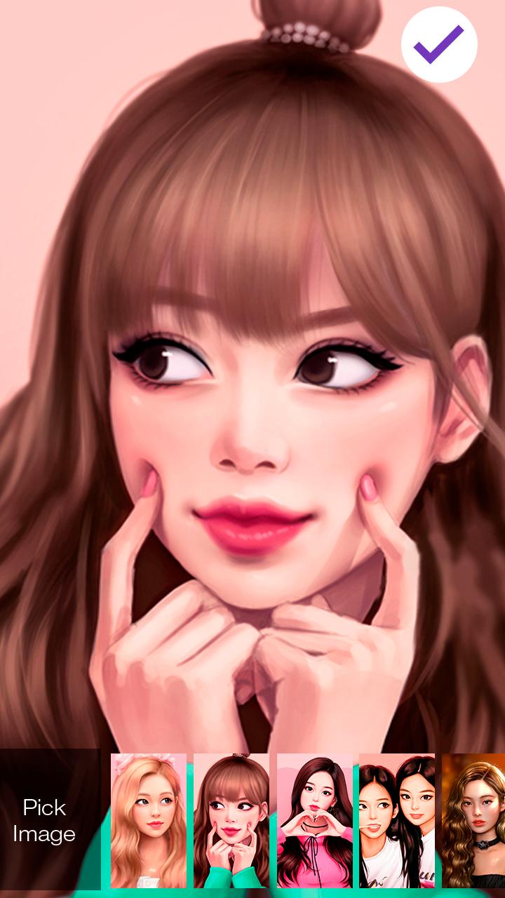 Korean Girl Teen Wallpaper Kpop Cute Pink Screen for Android