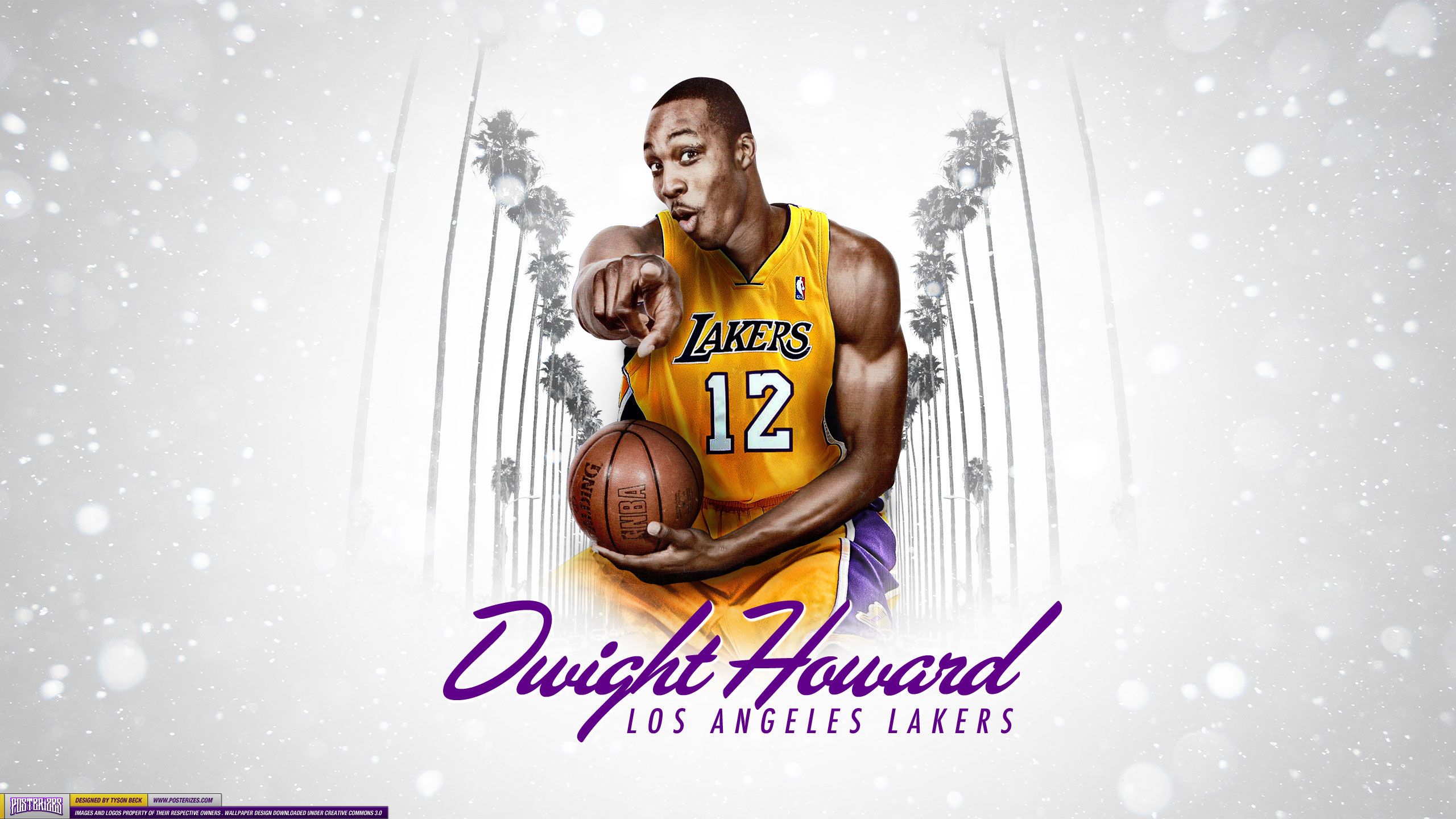 Dwight Howard LA Lakers HD wallpaper