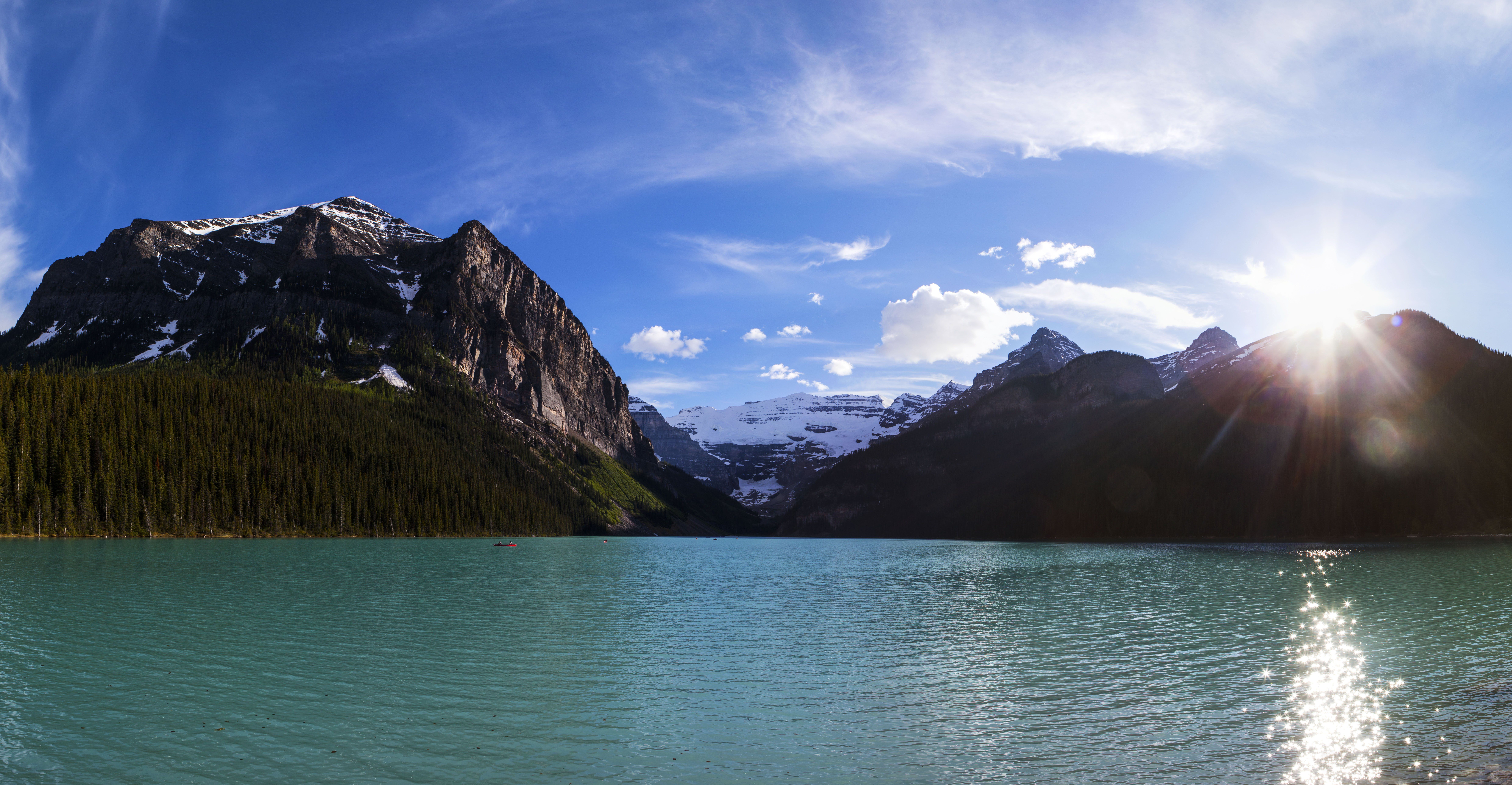 Lake Louise Banff National Park 4K wallpaper