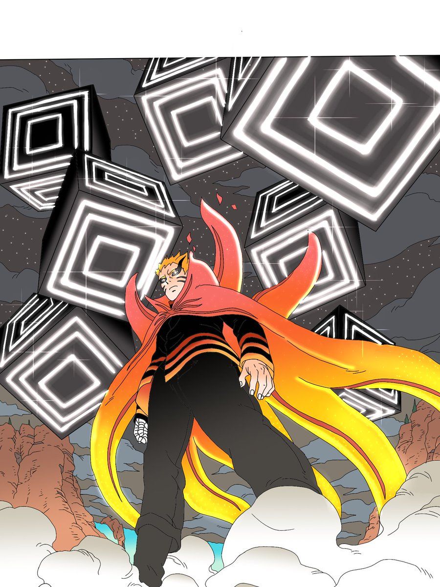 Naruto Uzumaki Baryon Mode 4K Phone iPhone Wallpaper #2490c