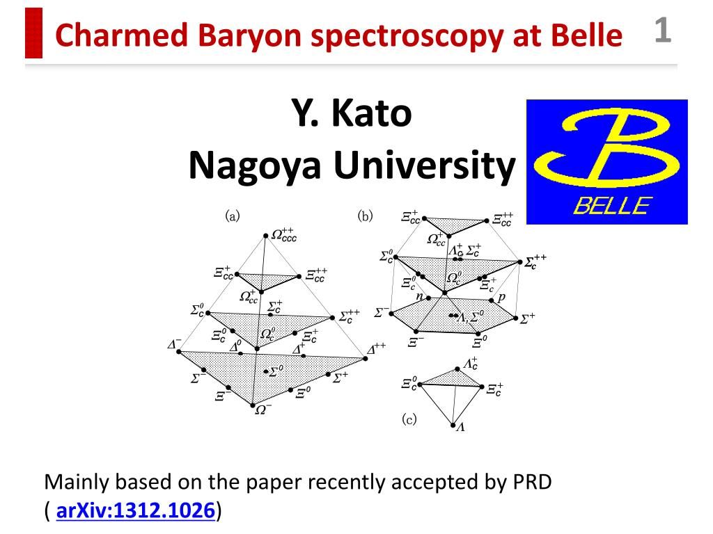 PPT Baryon spectroscopy at Belle PowerPoint Presentation, free download