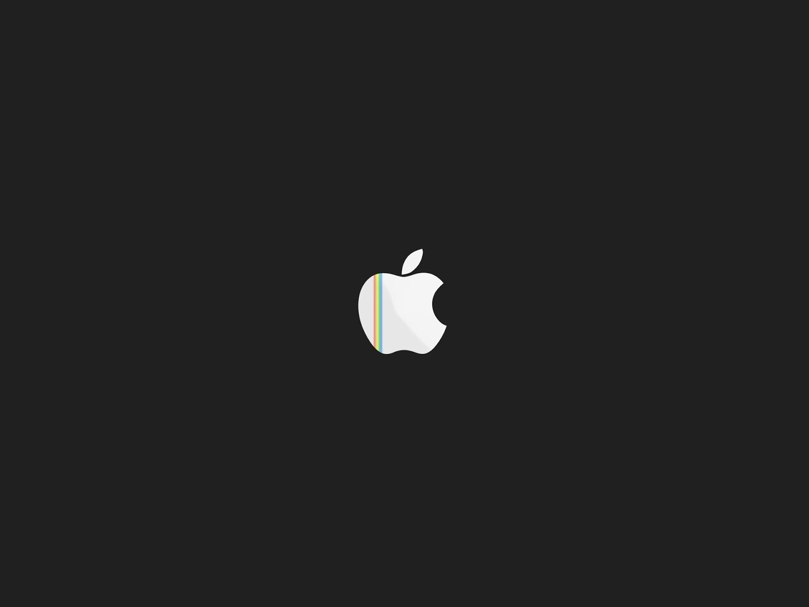 Apple Minimalist Logo Mac Wallpaper