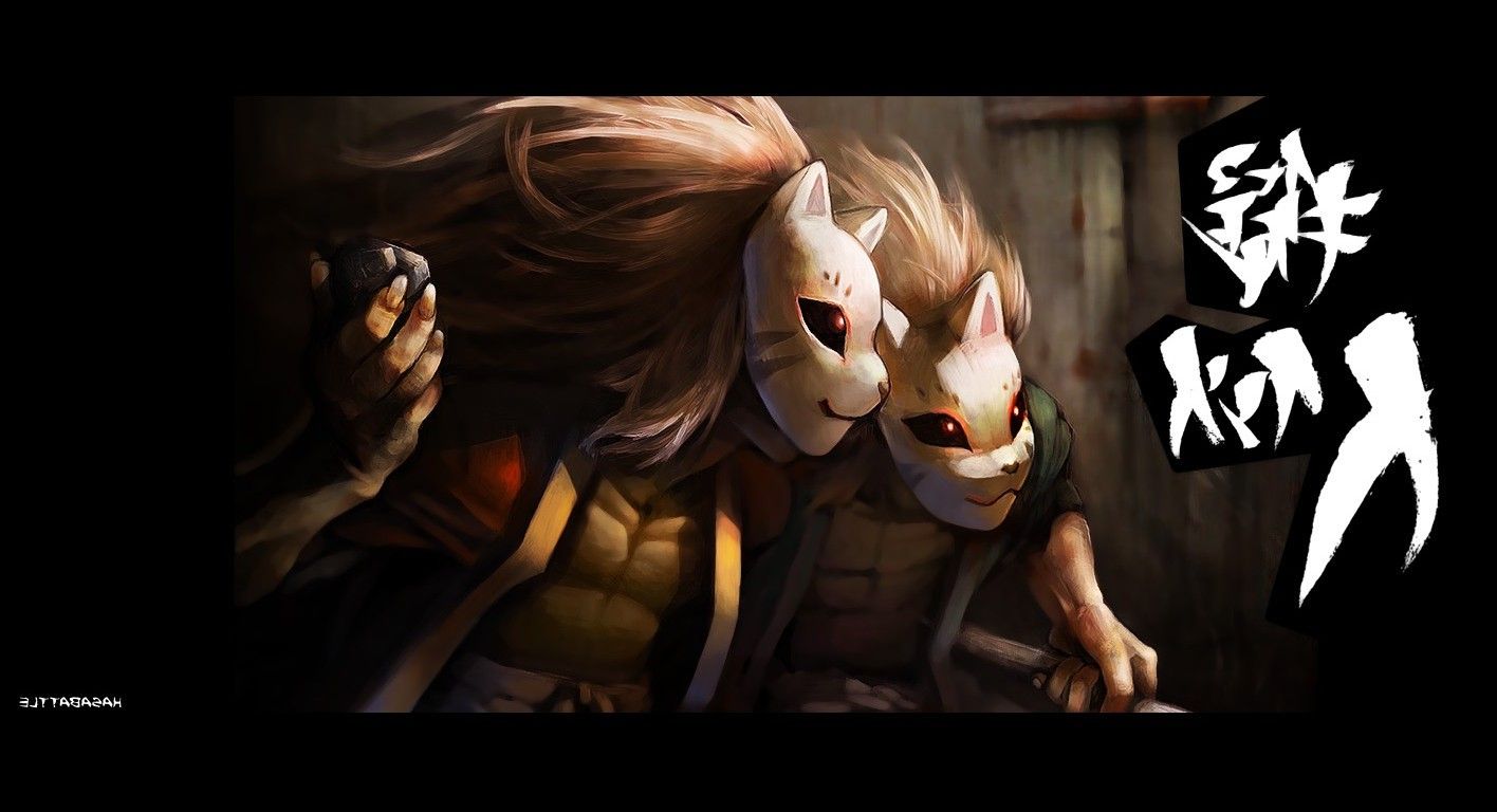 Anime Wallpaper Mask Boy