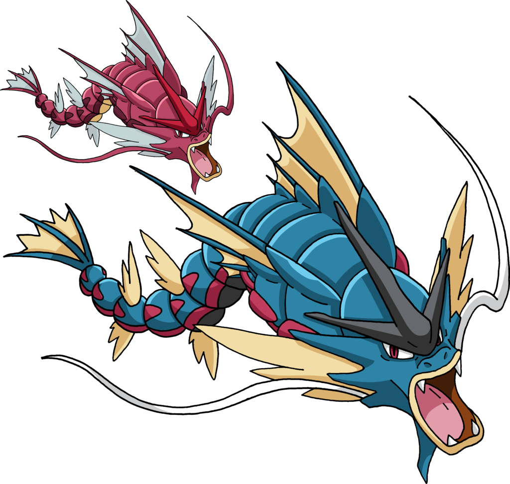 Mega Gyarados v.2. Pikachu art, Pokemon gyarados, Pokemon art