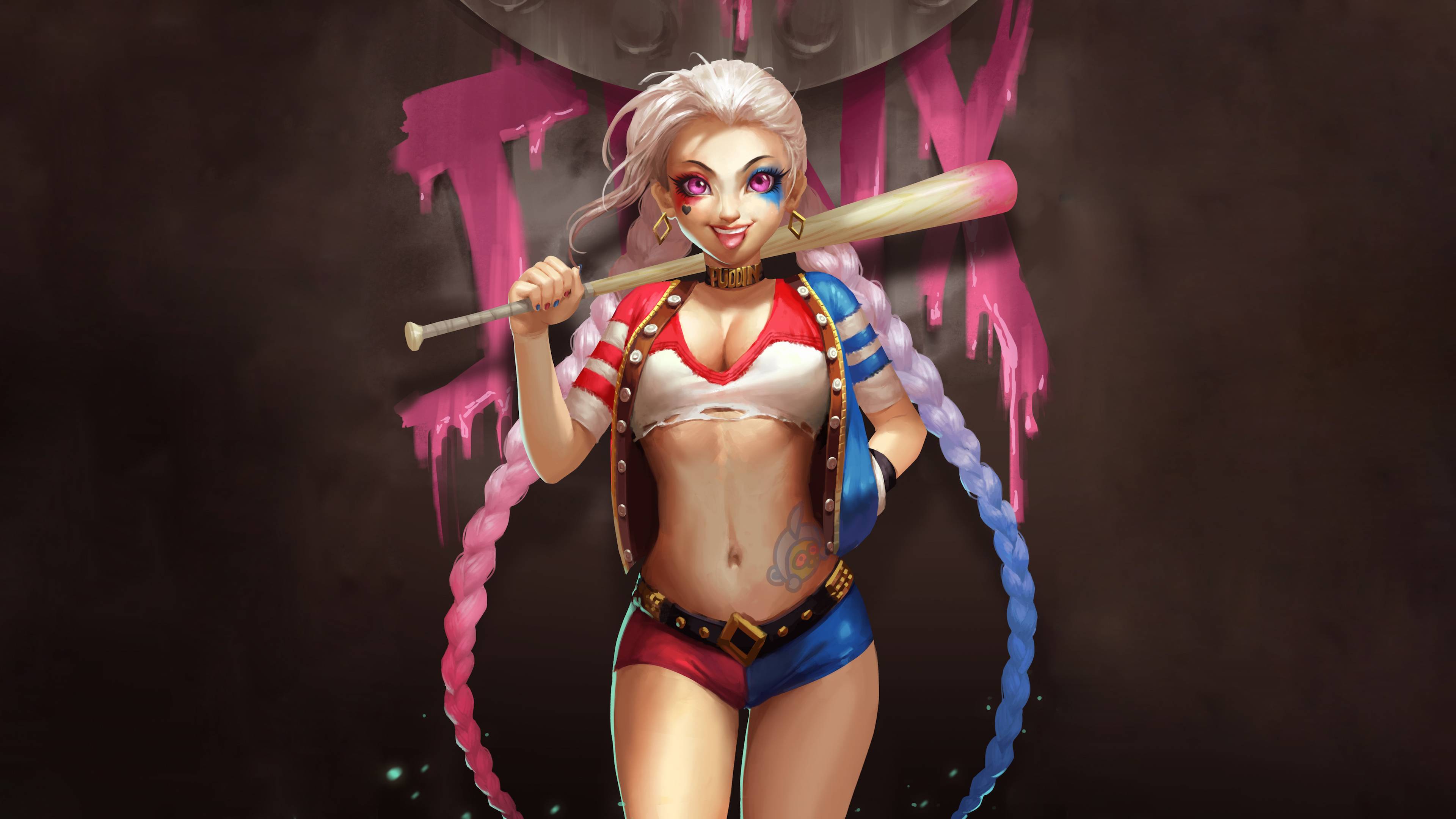 Harley Quinn Artwork HD Artist, 4k Wallpaper, Image, Background, Photo and Picture