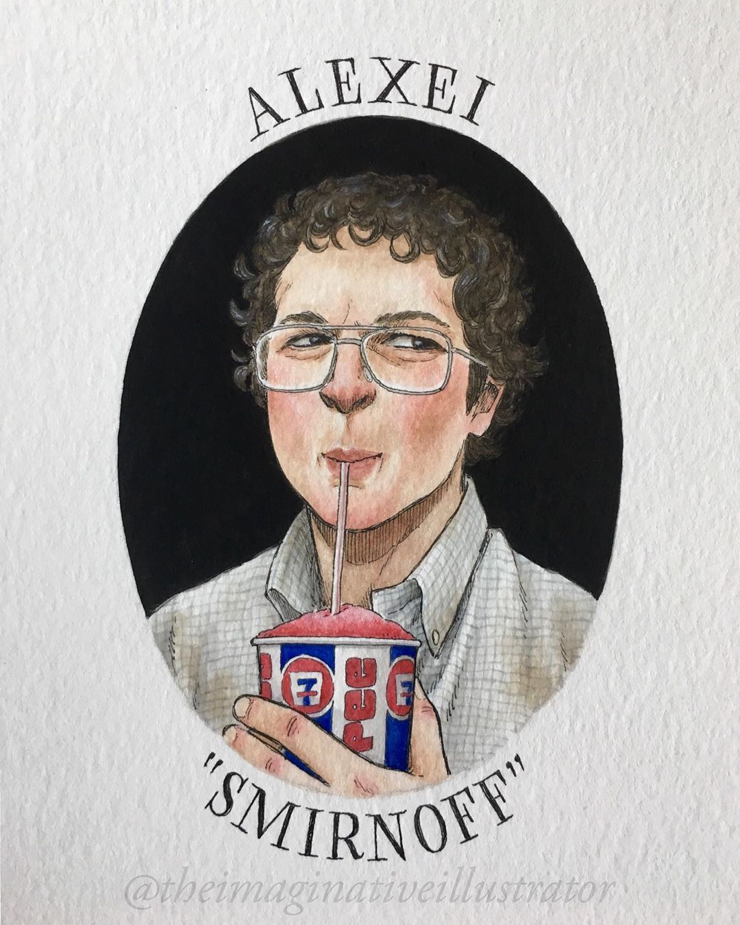 Stranger Things Alexei Smirnoff by Melody Howe, theimaginativeillustrator, Alec Utgoff, S. Stranger things fanart, Stranger things characters, Stranger things art