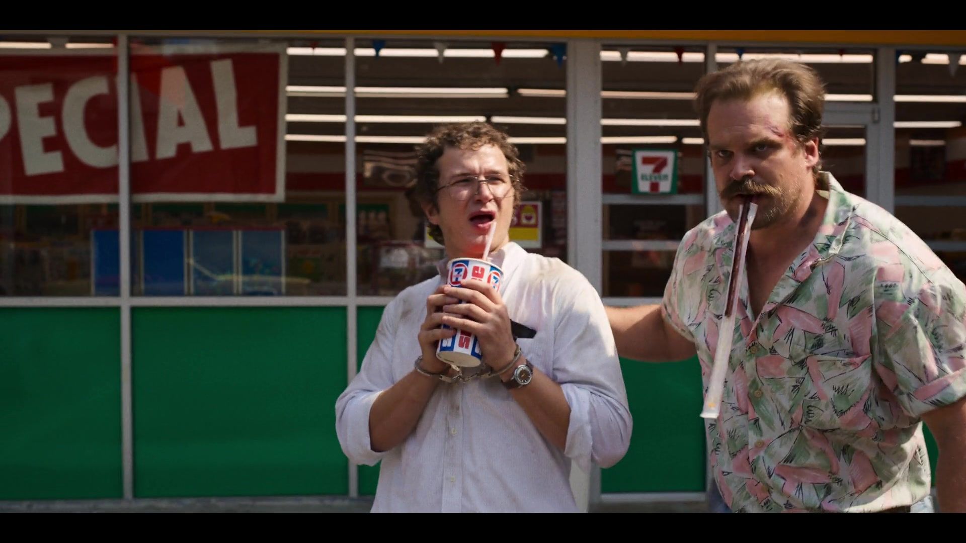 7 Eleven Slurpee Drink Enjoyed By Alec Utgoff In Stranger Things Episode The Flayed (2019)