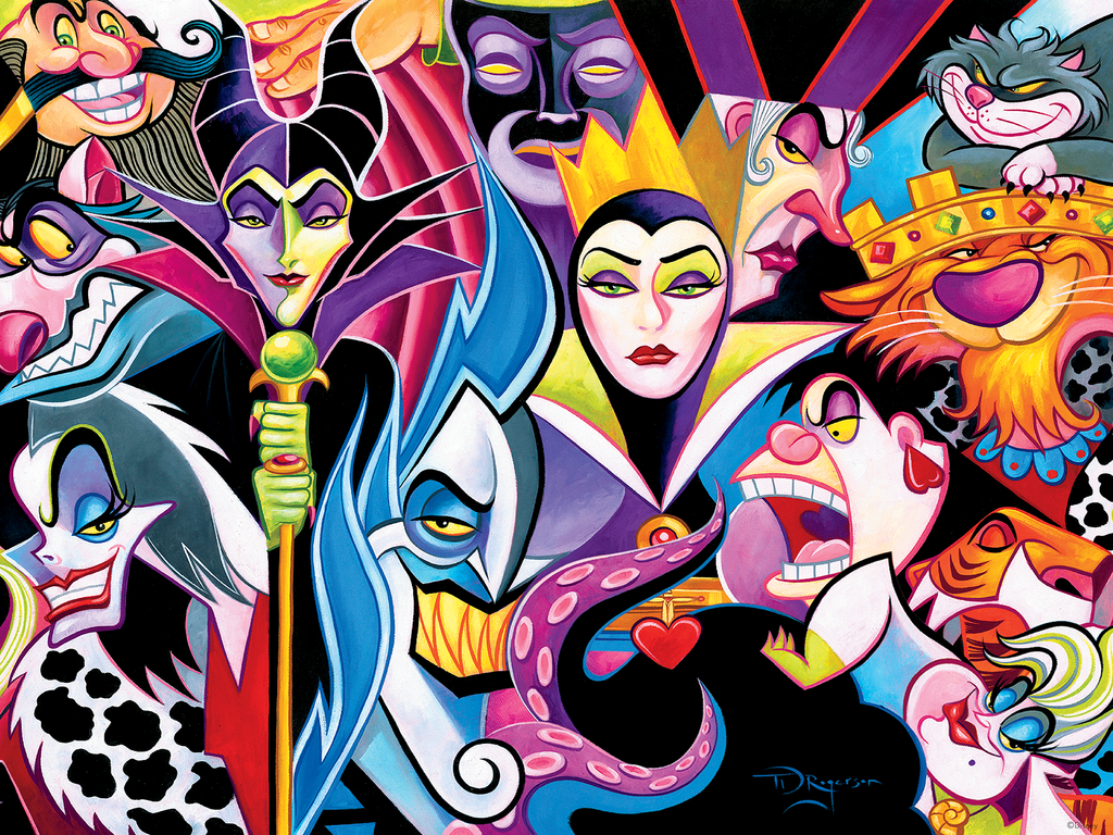 Disney Villains Wallpaper HD Wallpaper