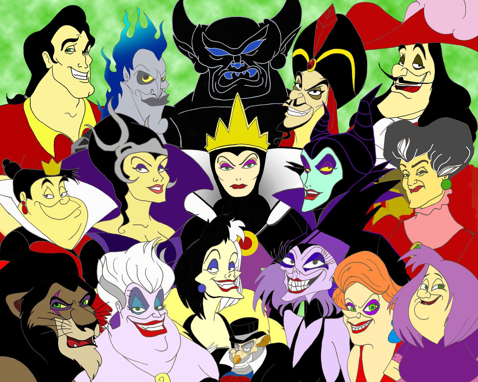 disney female villains wallpaper