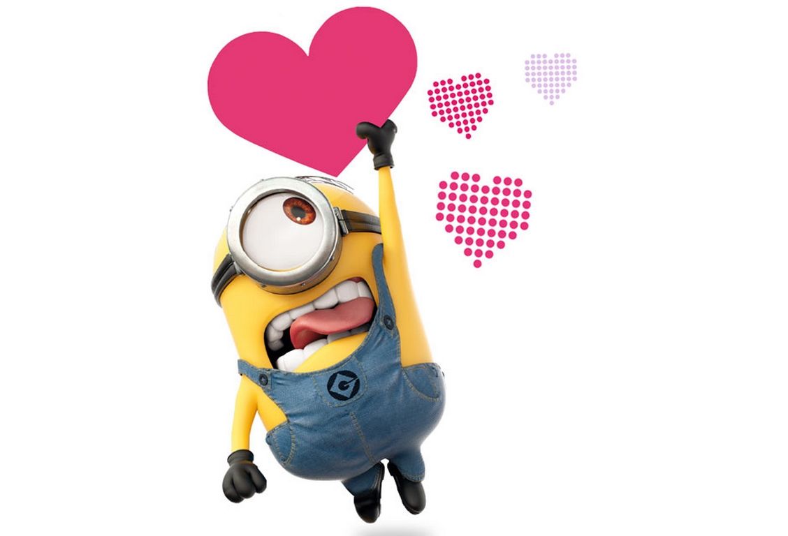 Valentines Day Minions Wallpapers - Wallpaper Cave.