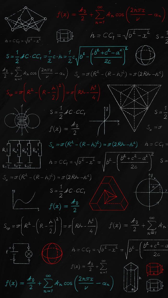 Formulas. Math wallpaper, iPhone wallpaper HD original, Wallpaper space