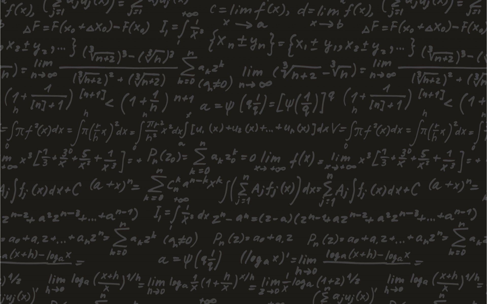 Math Formula Wallpaper