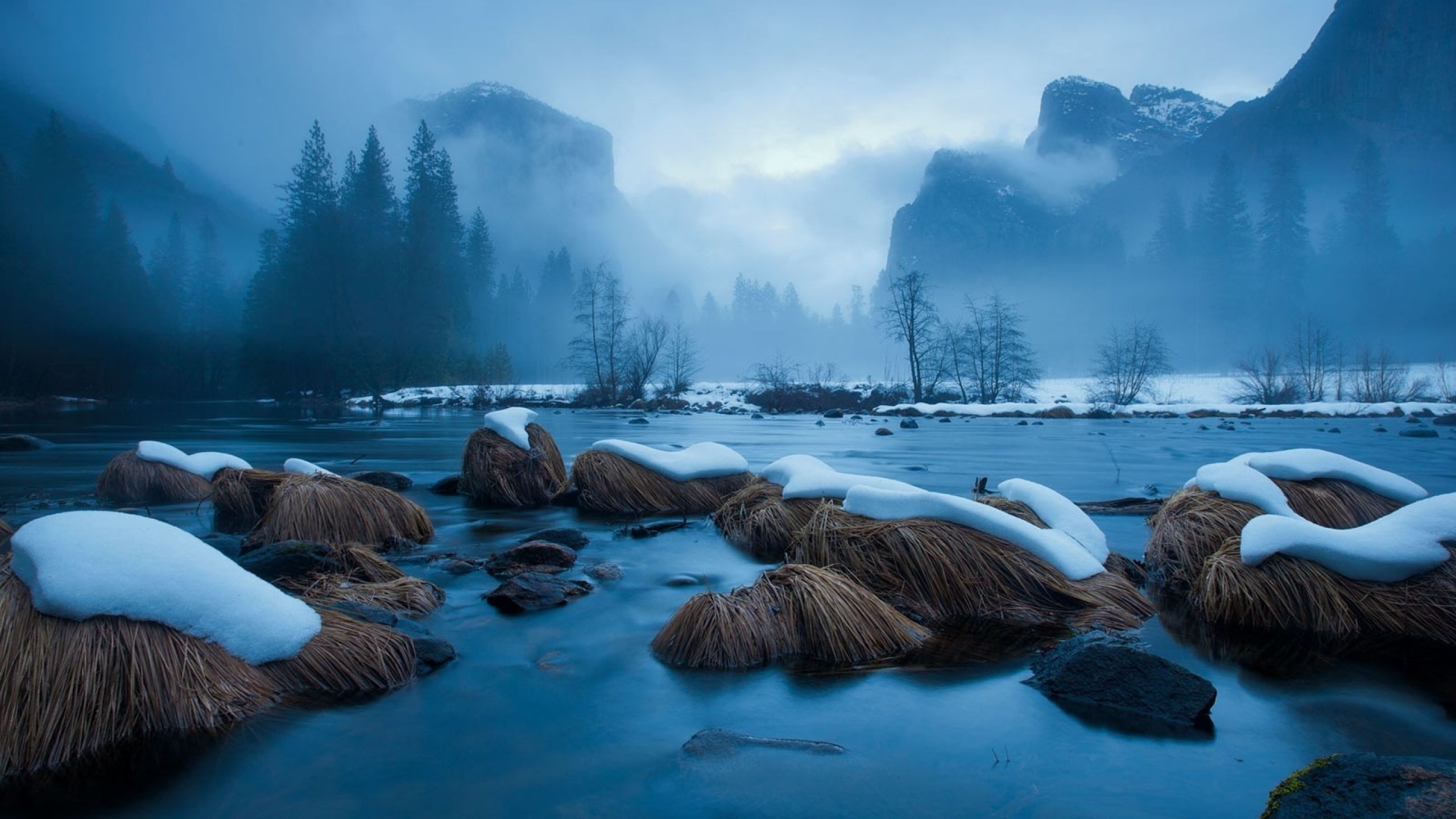 Yosemite National Park Winter Wallpaper Free Yosemite National Park Winter Background