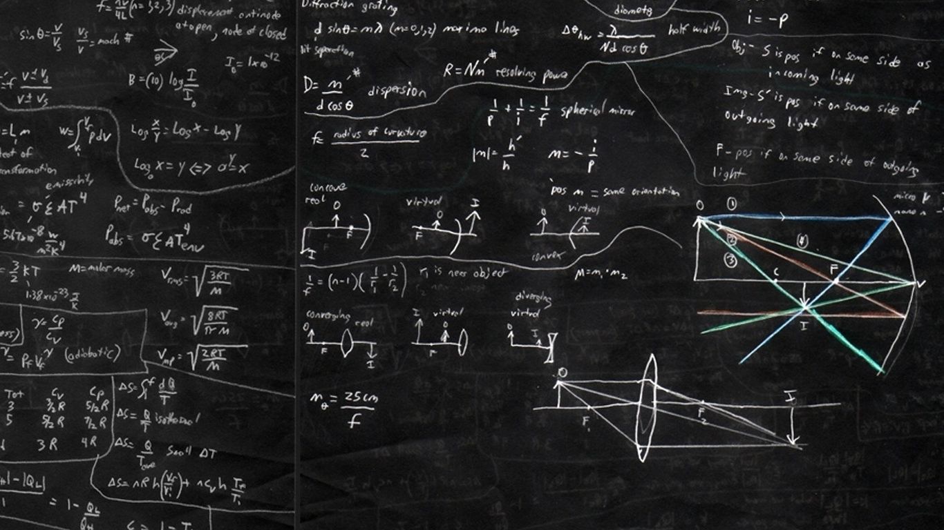 Blackboard And Math Mac Wallpaper Download