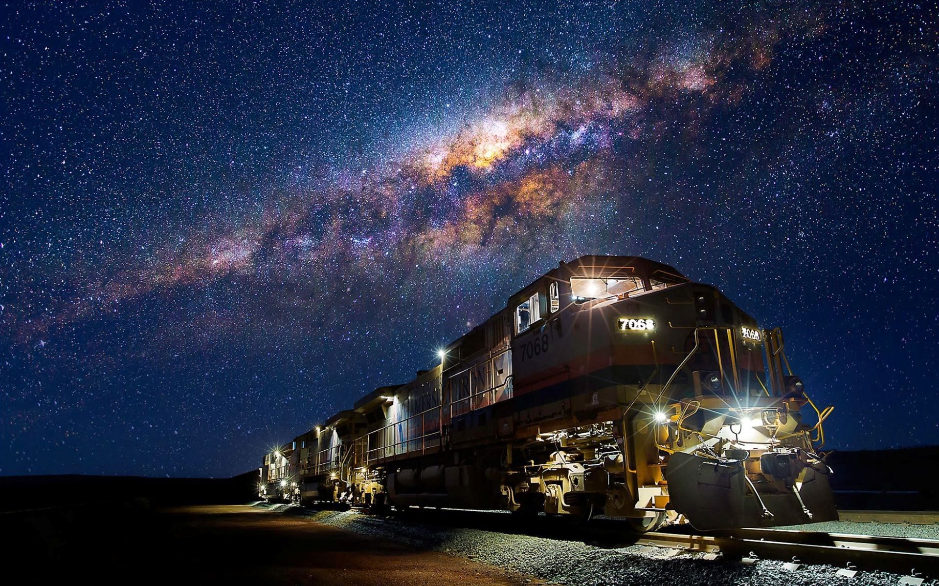 Night Train Wallpaper