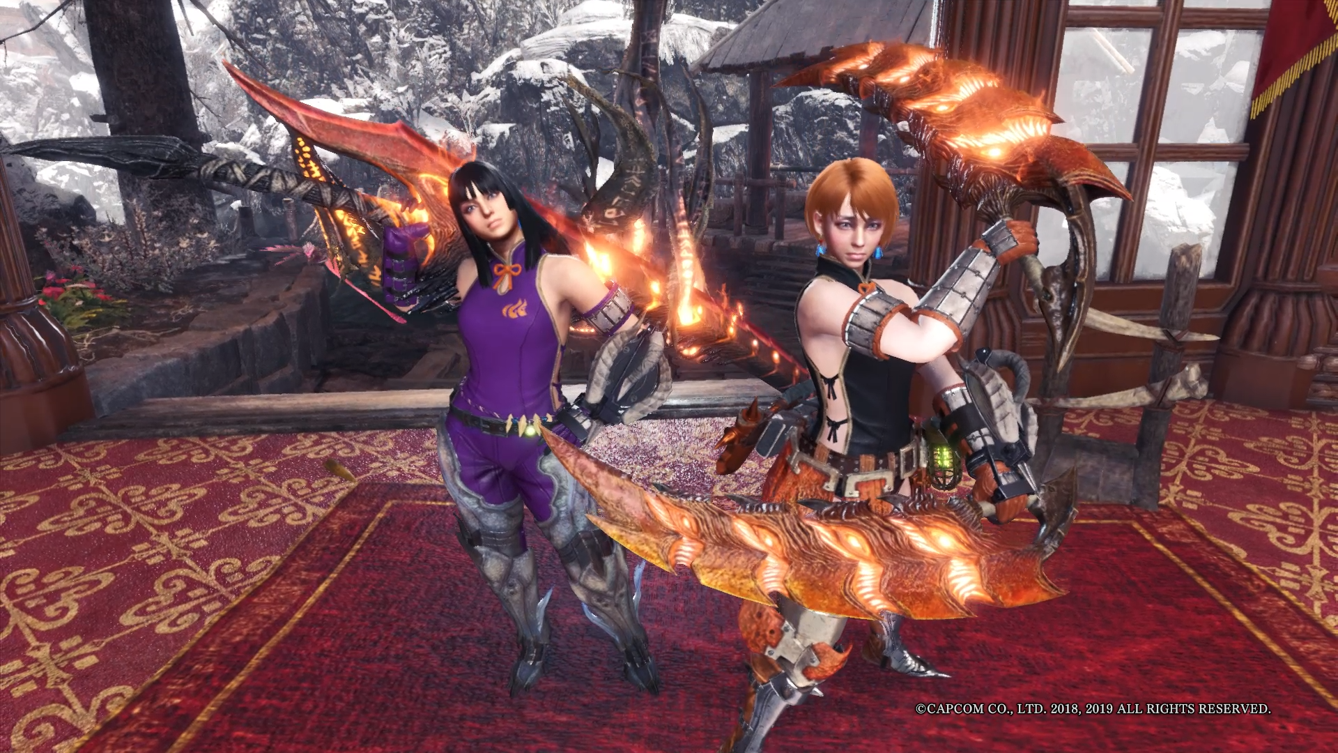 Taimanin Cosplay at Monster Hunter: World and community