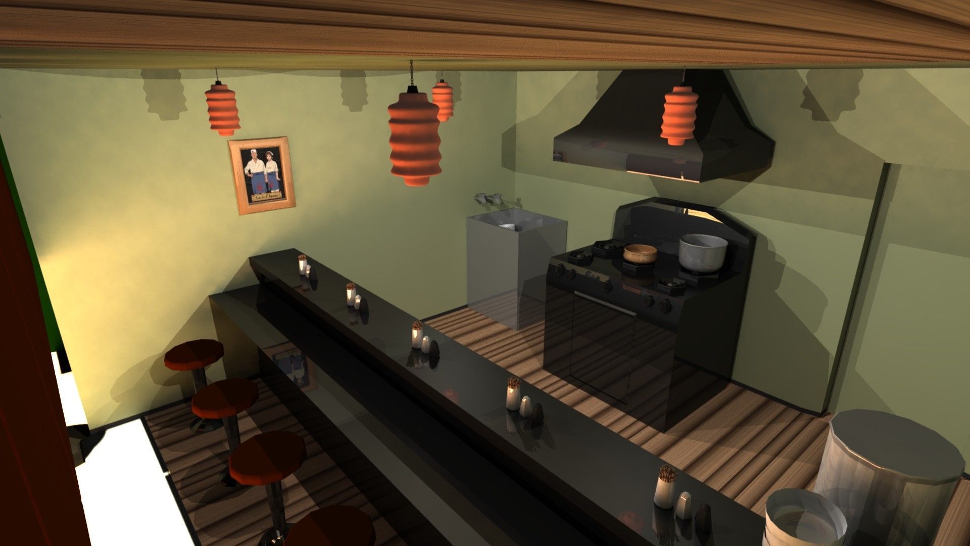 Manohar Soans Ramen shop from Naruto anime