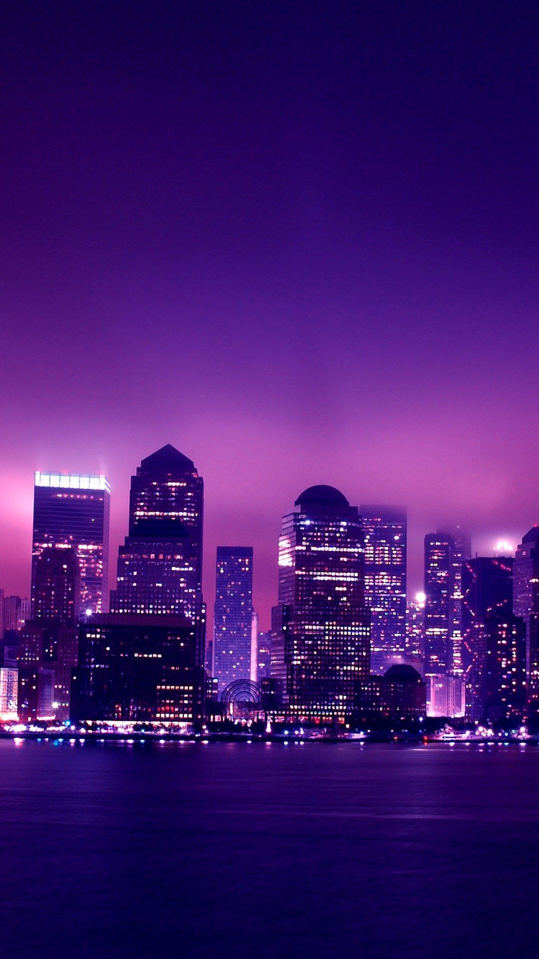 night city. Dark purple aesthetic, City wallpaper, Sky aesthetic
