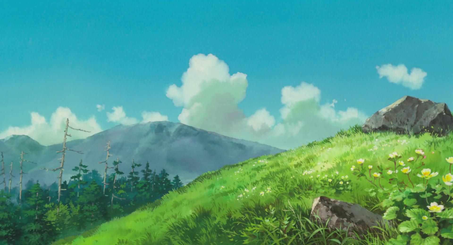 High res desktop background from The Wind Rises