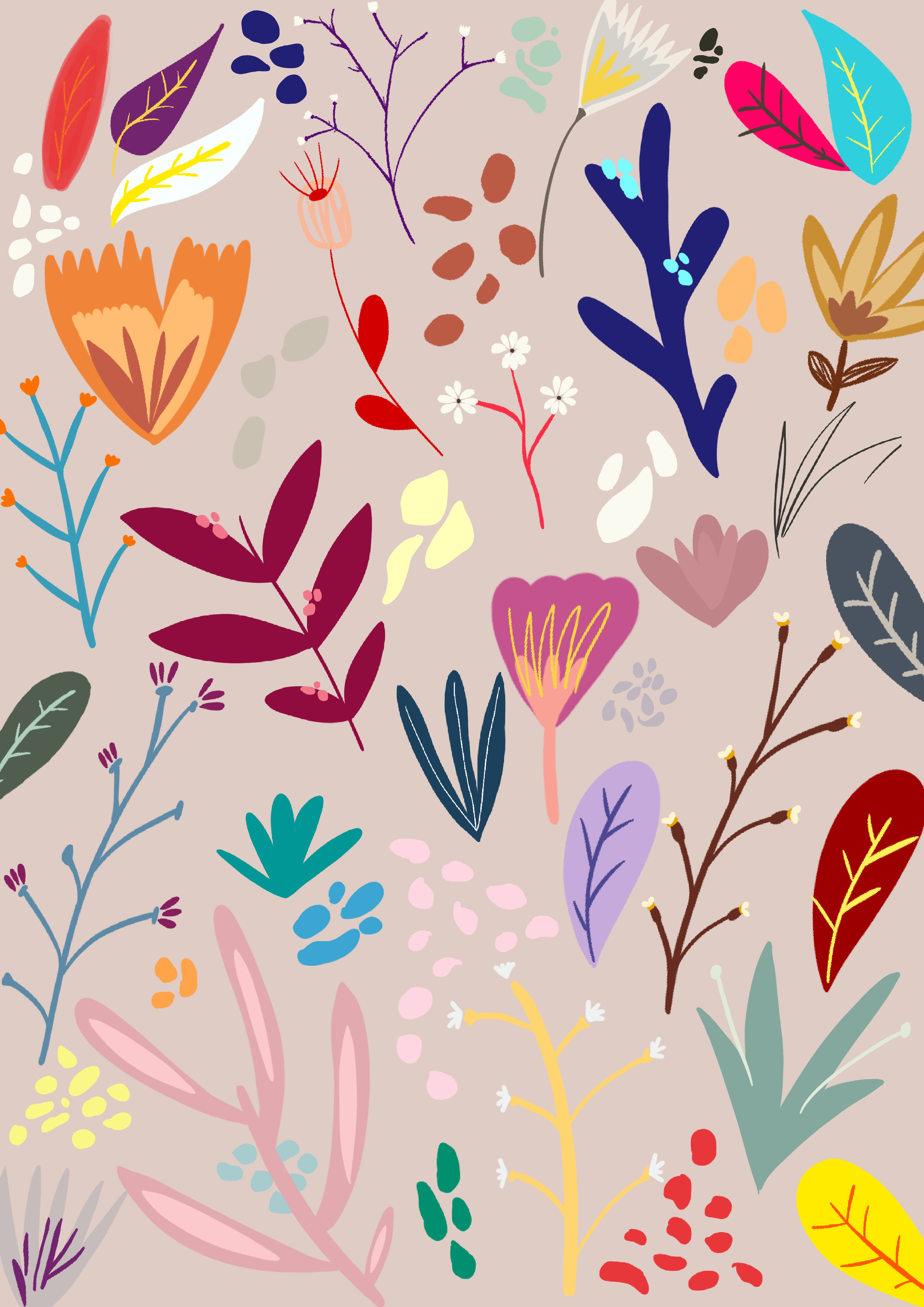 flowers #flores #procreate #wallpaper #dibujo #paint. Flower painting, Wallpaper background, Procreate