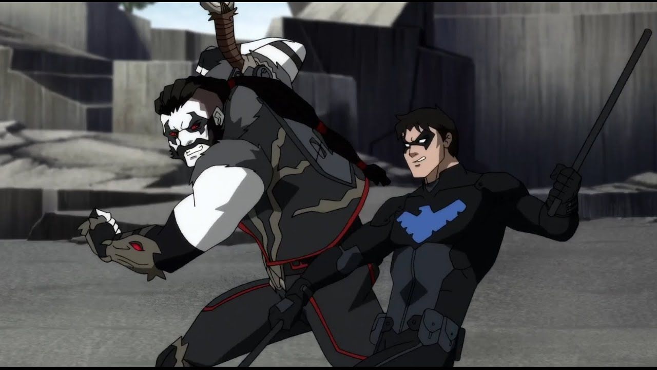 Nightwing Young Justice Fighting HD Wallpaper