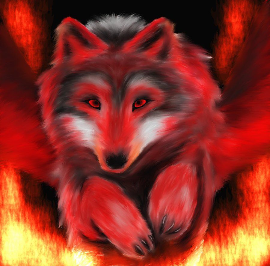 Fire Wolf Wallpaper Free Fire Wolf Background