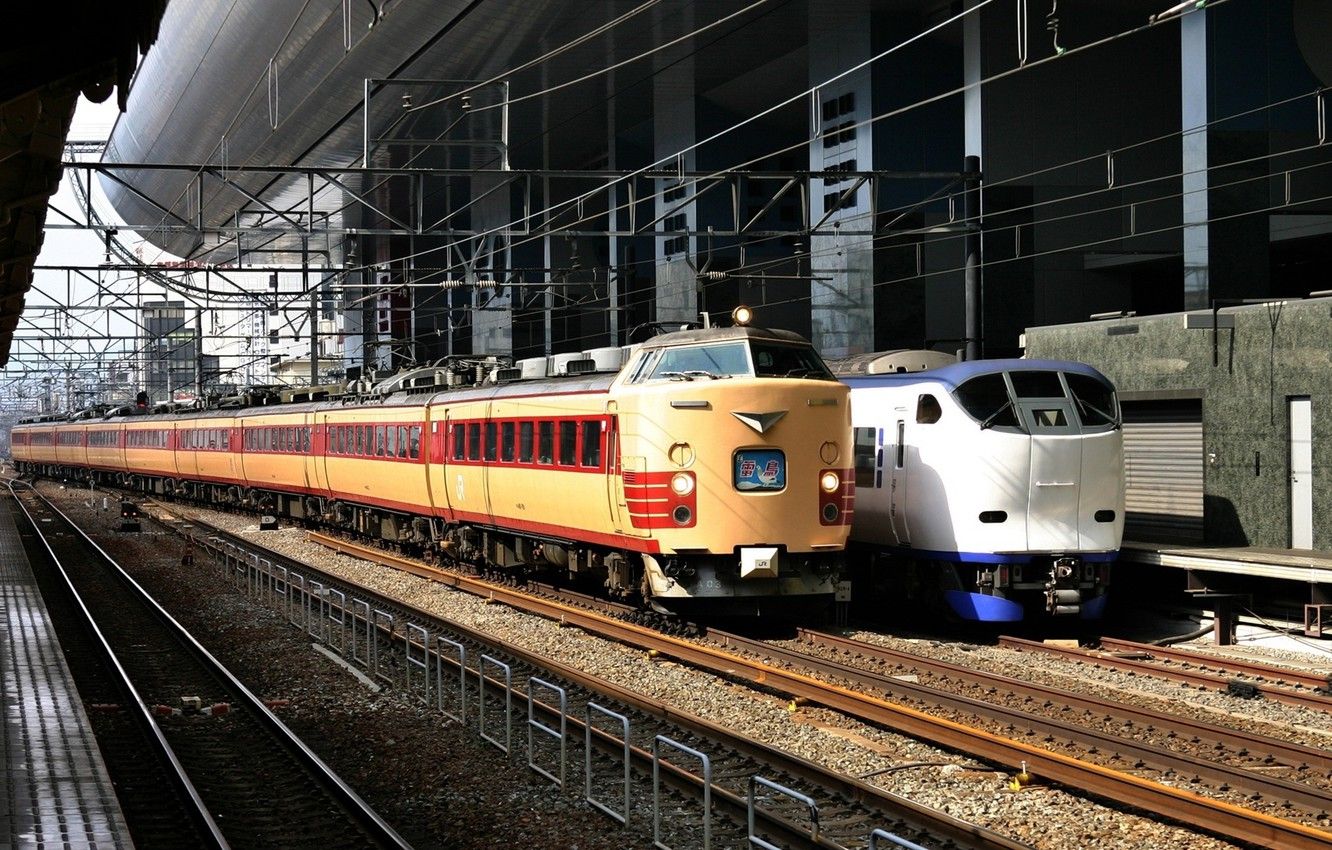 Wallpaper rails, train, station, Japan, train image for desktop, section разное