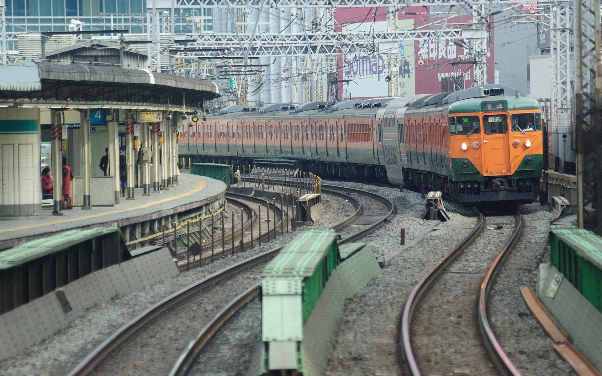 Japan, station, trains wallpaper