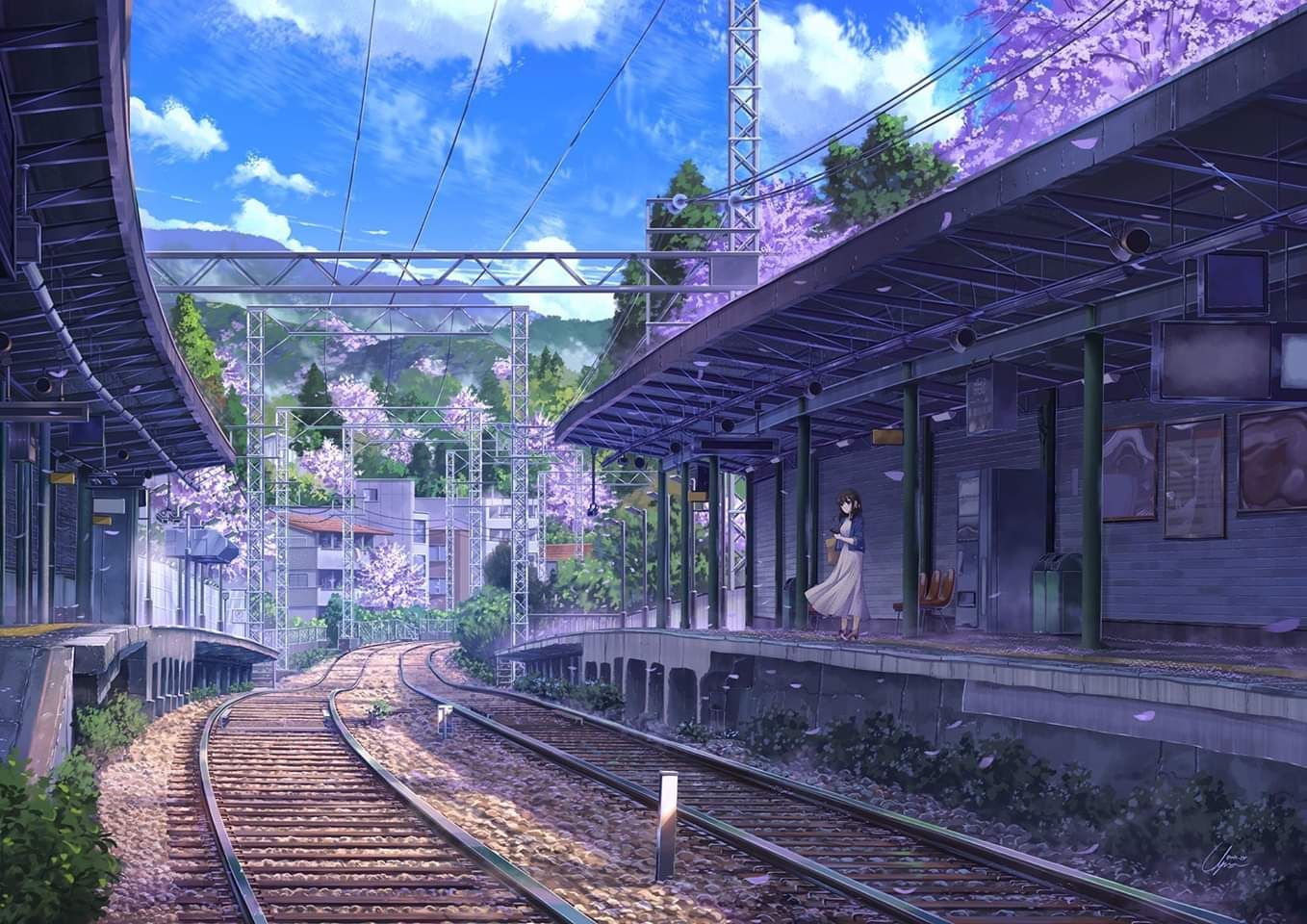 NIK• on Twitter. Anime scenery, Scenery wallpaper, Anime background