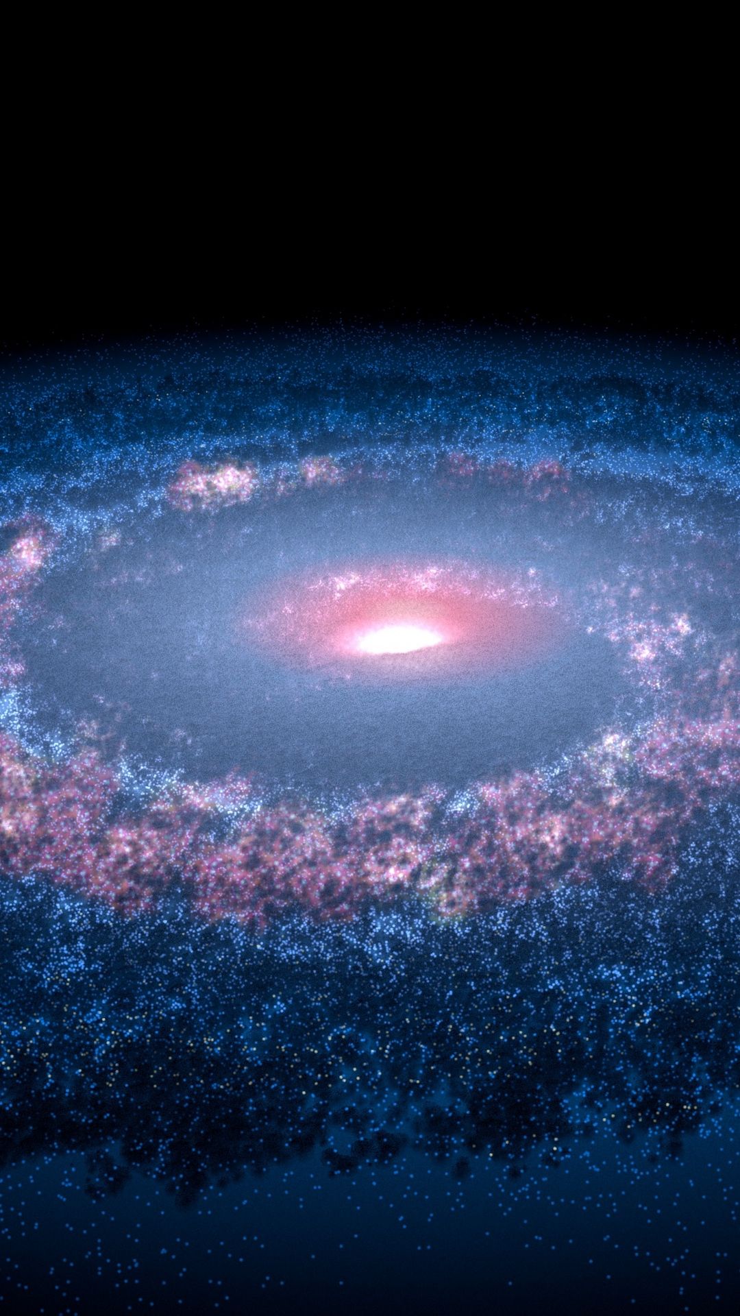 Wallpaper Cosmos, Milky Way, Particles Wallpaper iPhone 4k