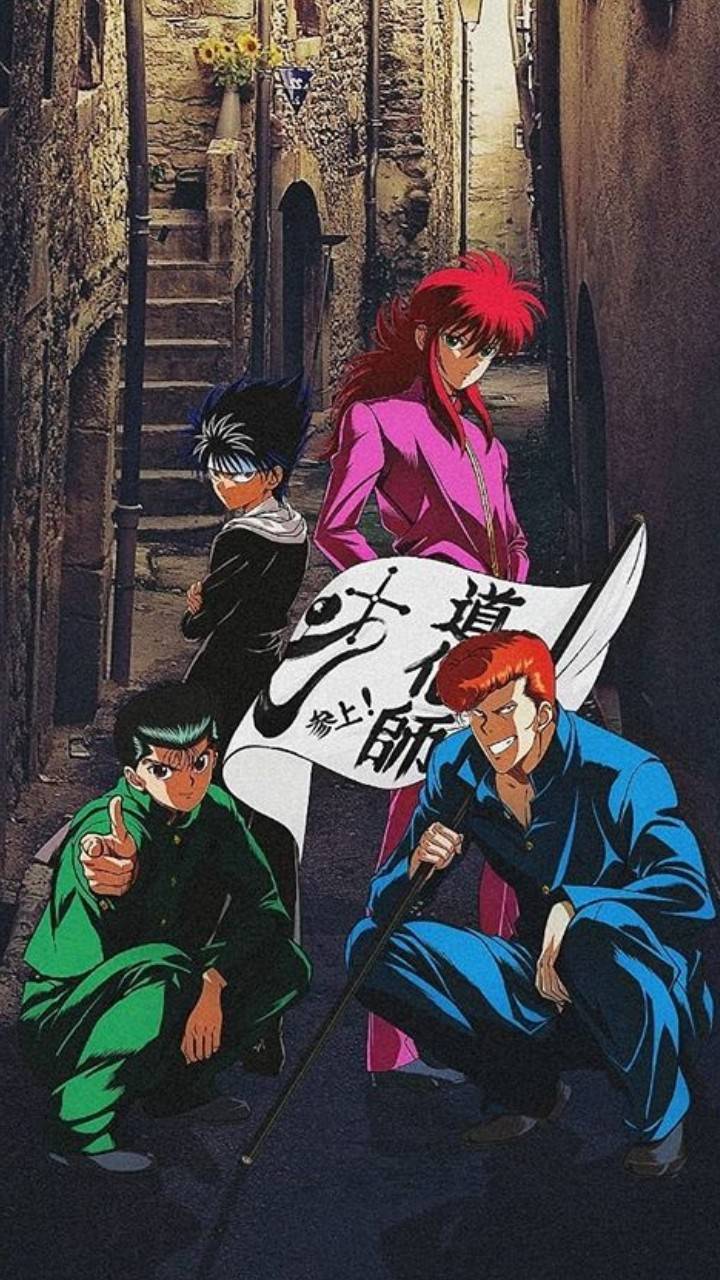 I made an iPhone X wallpaper for my buddy that loves this show This is my  favorite moment from the show  rYuYuHakusho