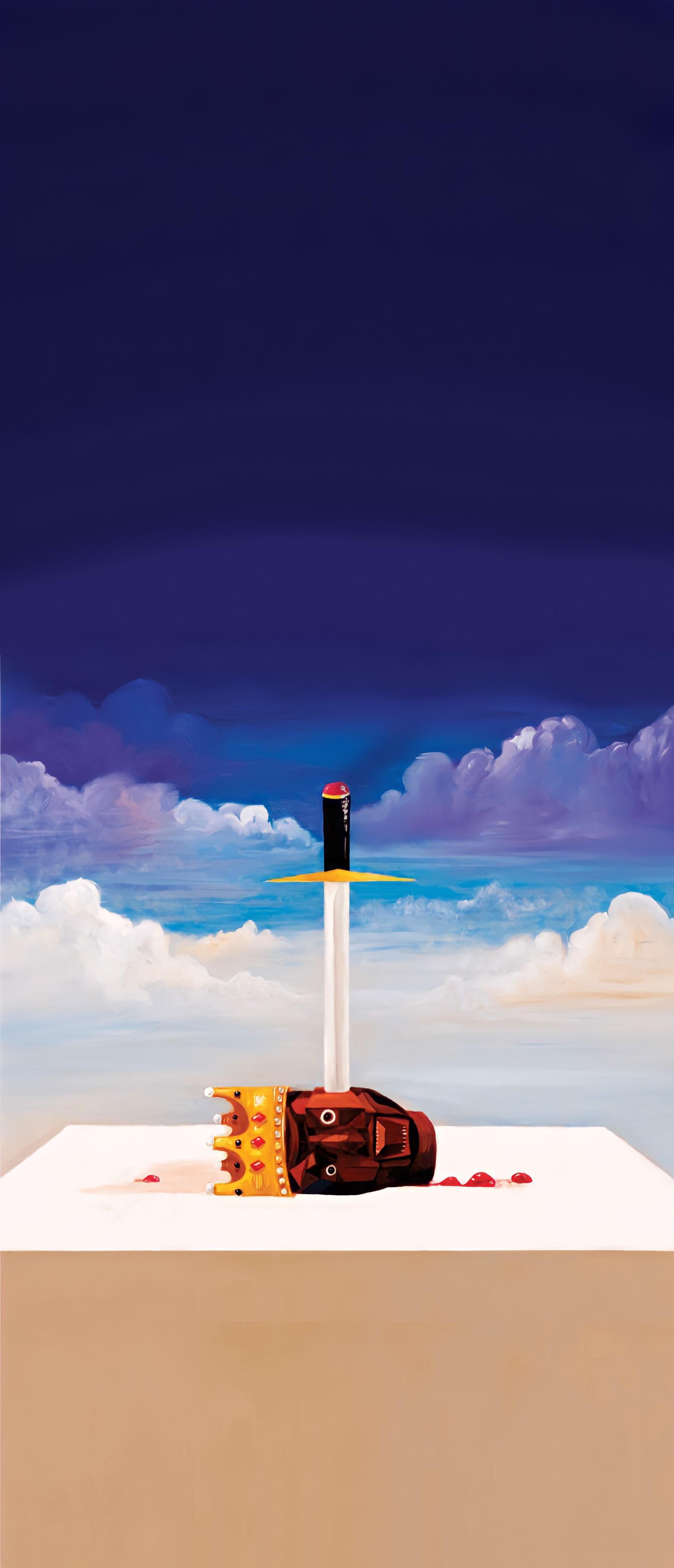 I made this MBDTF wallpaper for iPhone :)