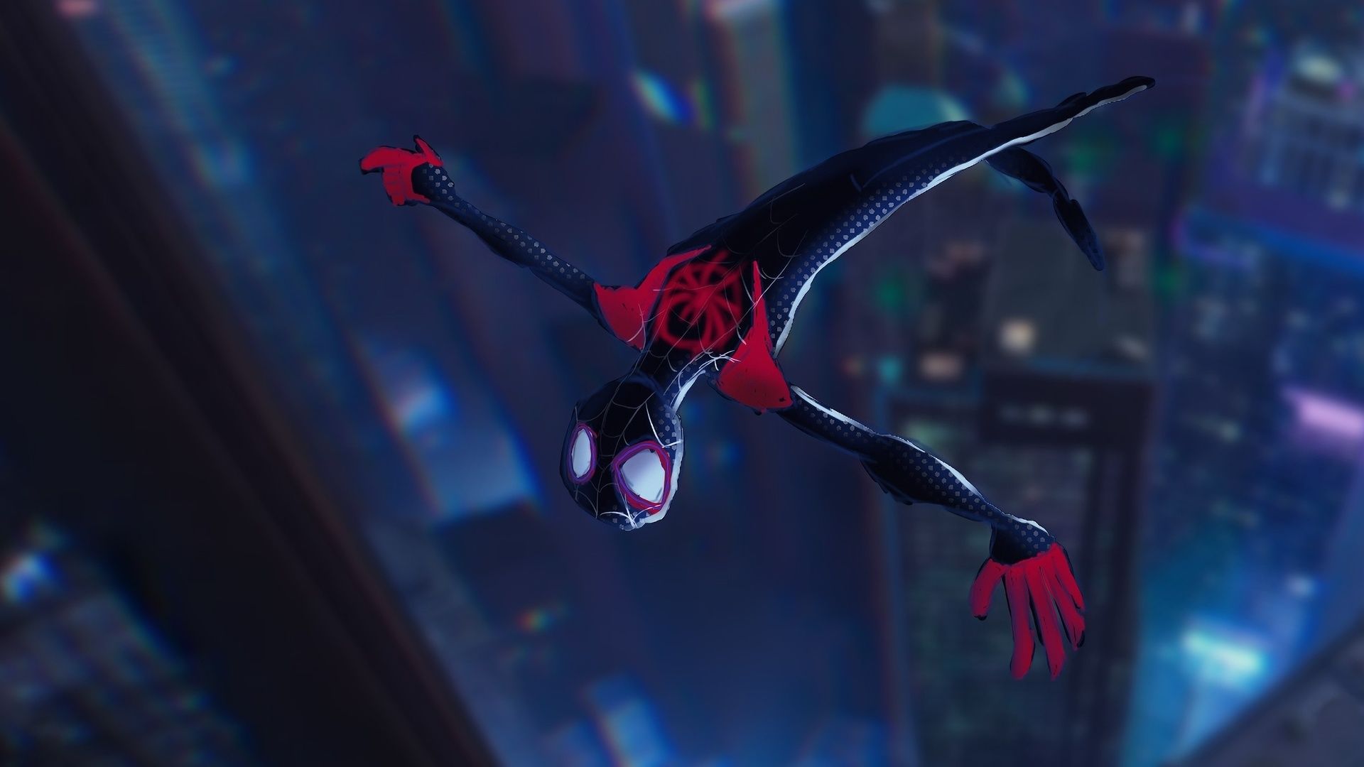 Desktop Wallpaper Spider Man: Into The Spider Verse, Miles Morales, Spiderman, Movie, HD Image, Picture, Background, 2d90dd