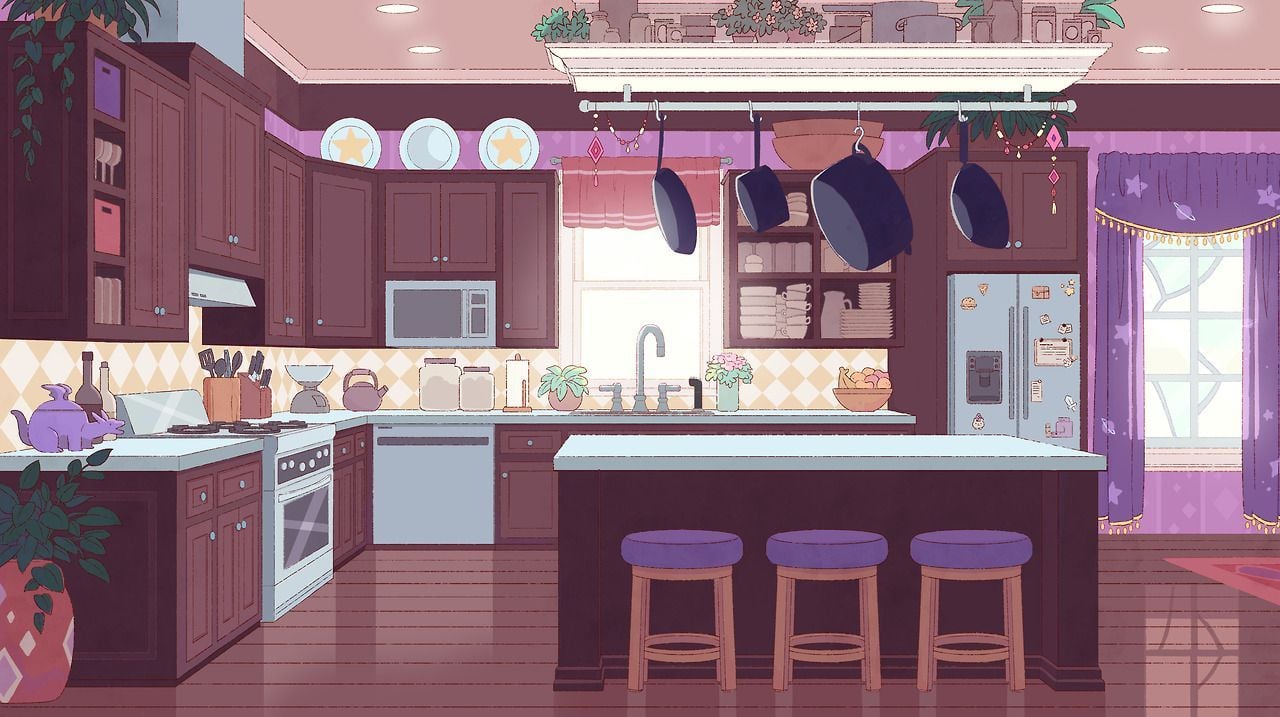 Kitchen Background Vintage Kitchen  Victorian Kitchen and Unique Kitchen Anime  Kitchen HD wallpaper  Pxfuel