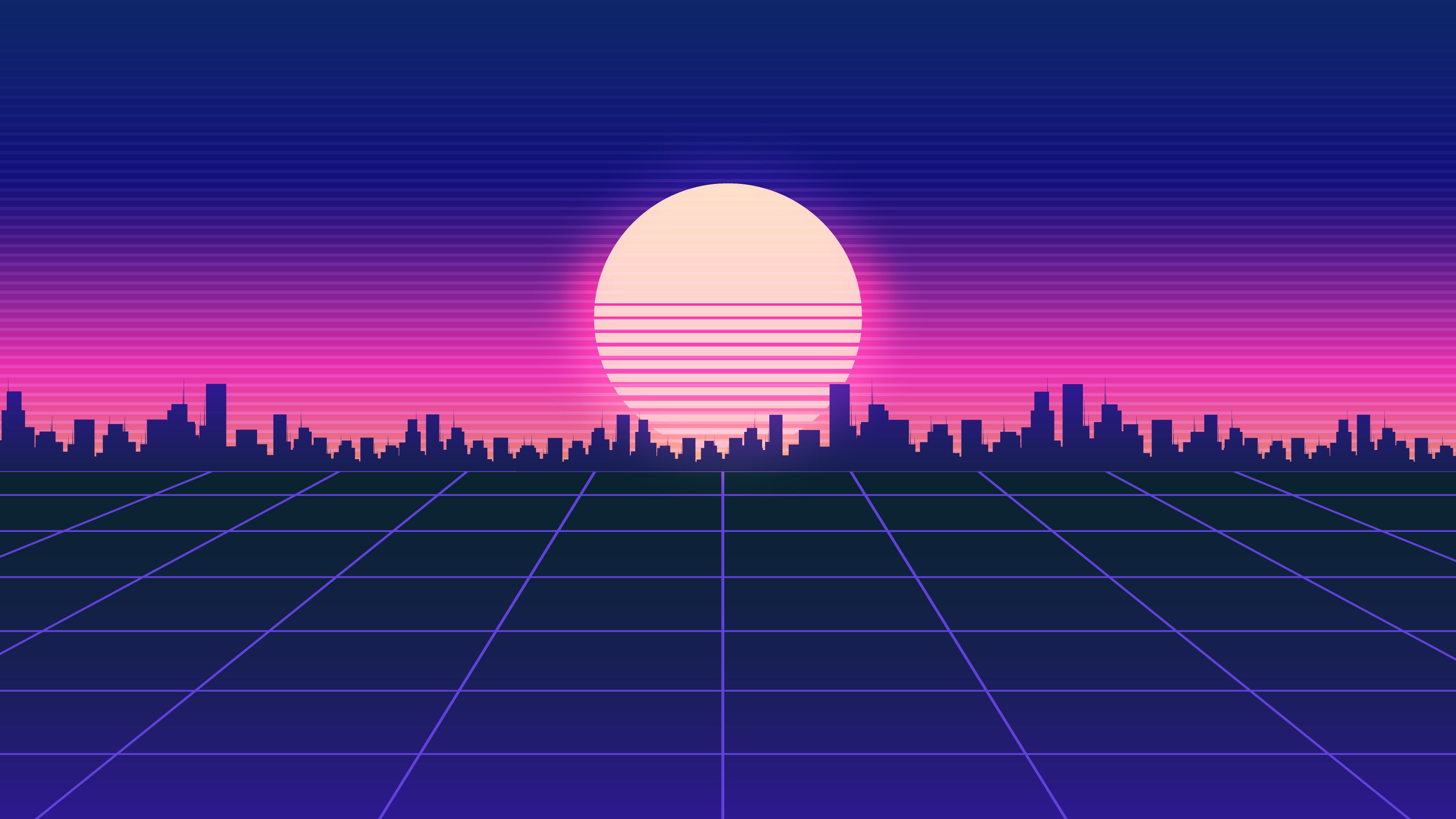 Retrowave Road 4k, HD Artist, 4k Wallpaper, Image, Background, Photo and Picture