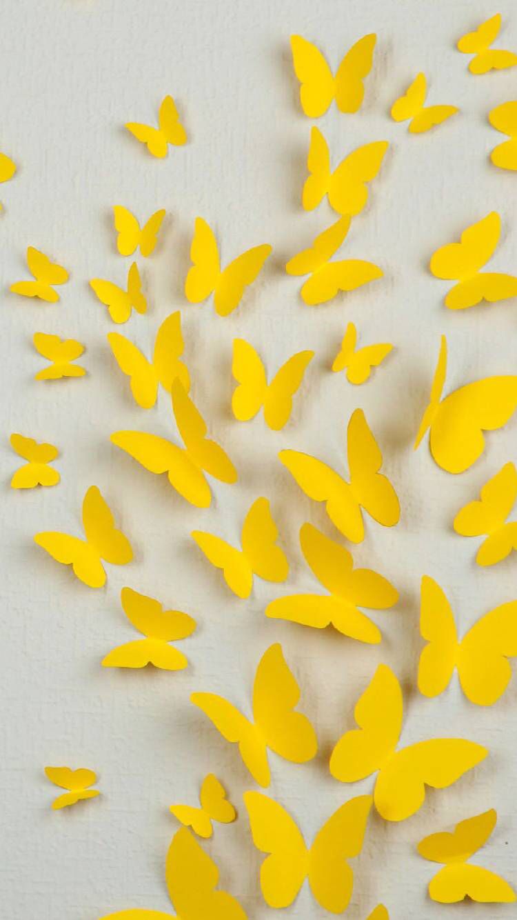 Butterflies. #yellow #butterflies. Butterfly wallpaper, Blue butterfly wallpaper, Yellow butterfly