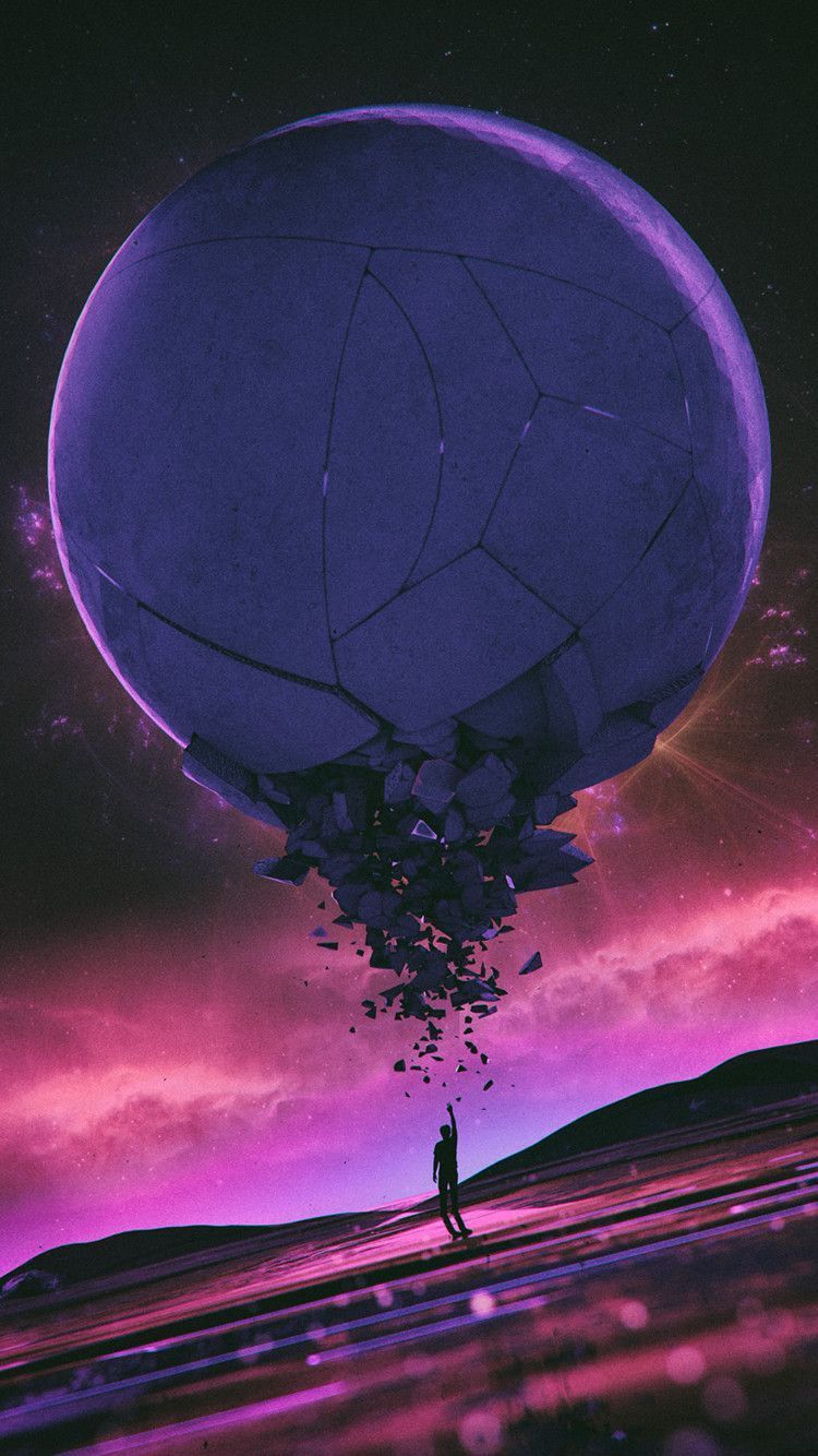 Synthwave iPhone Wallpaper